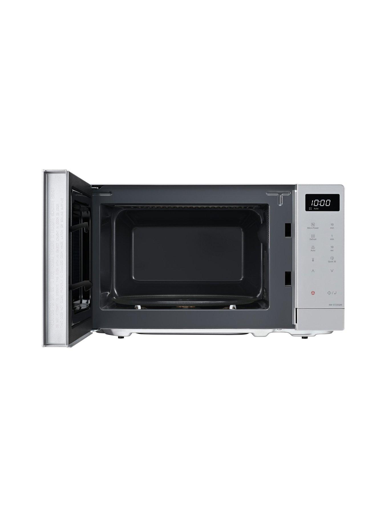 Image 3 of 6 of Panasonic Compact Solo Microwave 20L - Silver