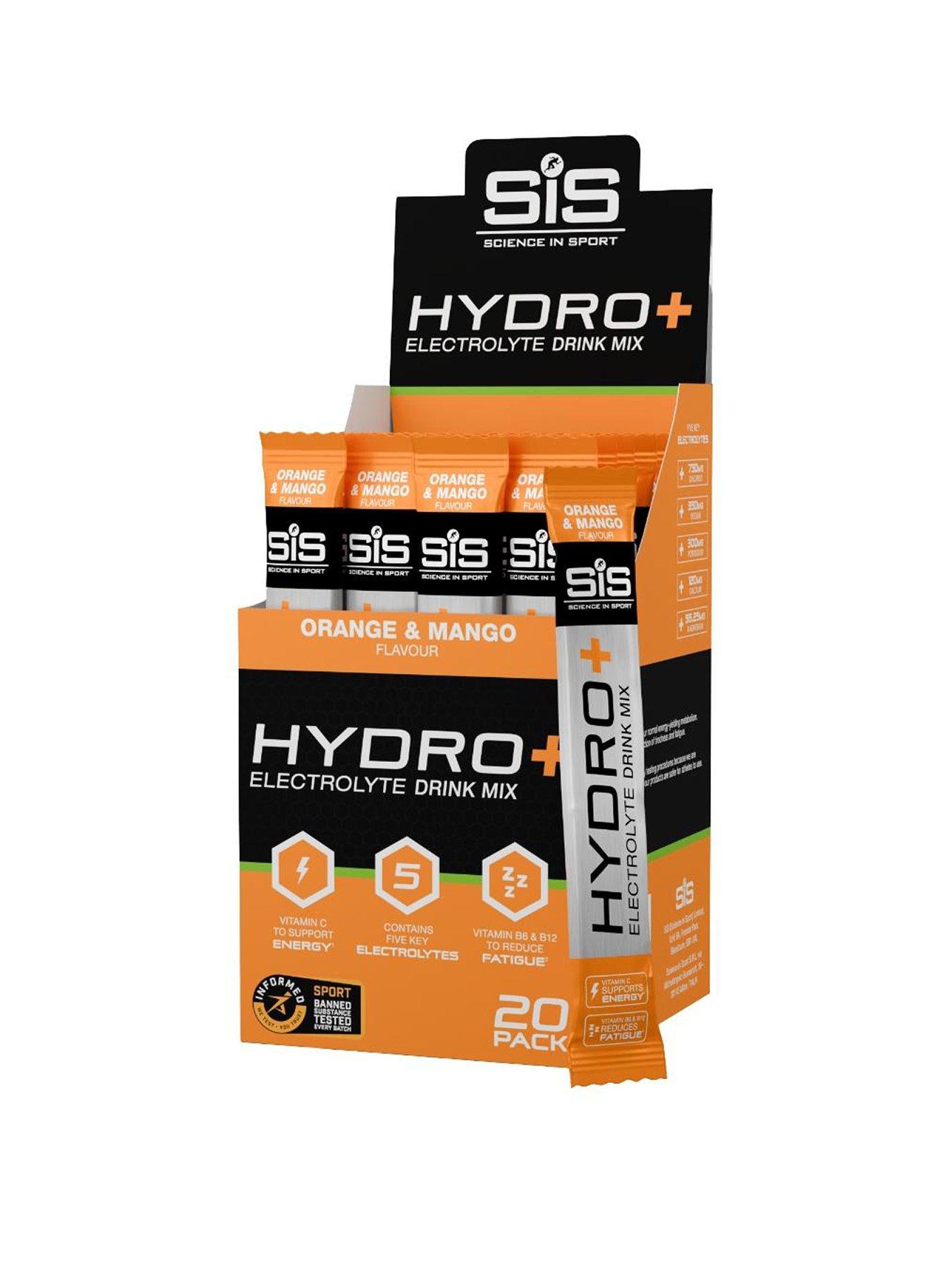 Science in Sport SiS SIS POWDER HYDRO+ ORANGE MANGO 4.3G UK 1X20