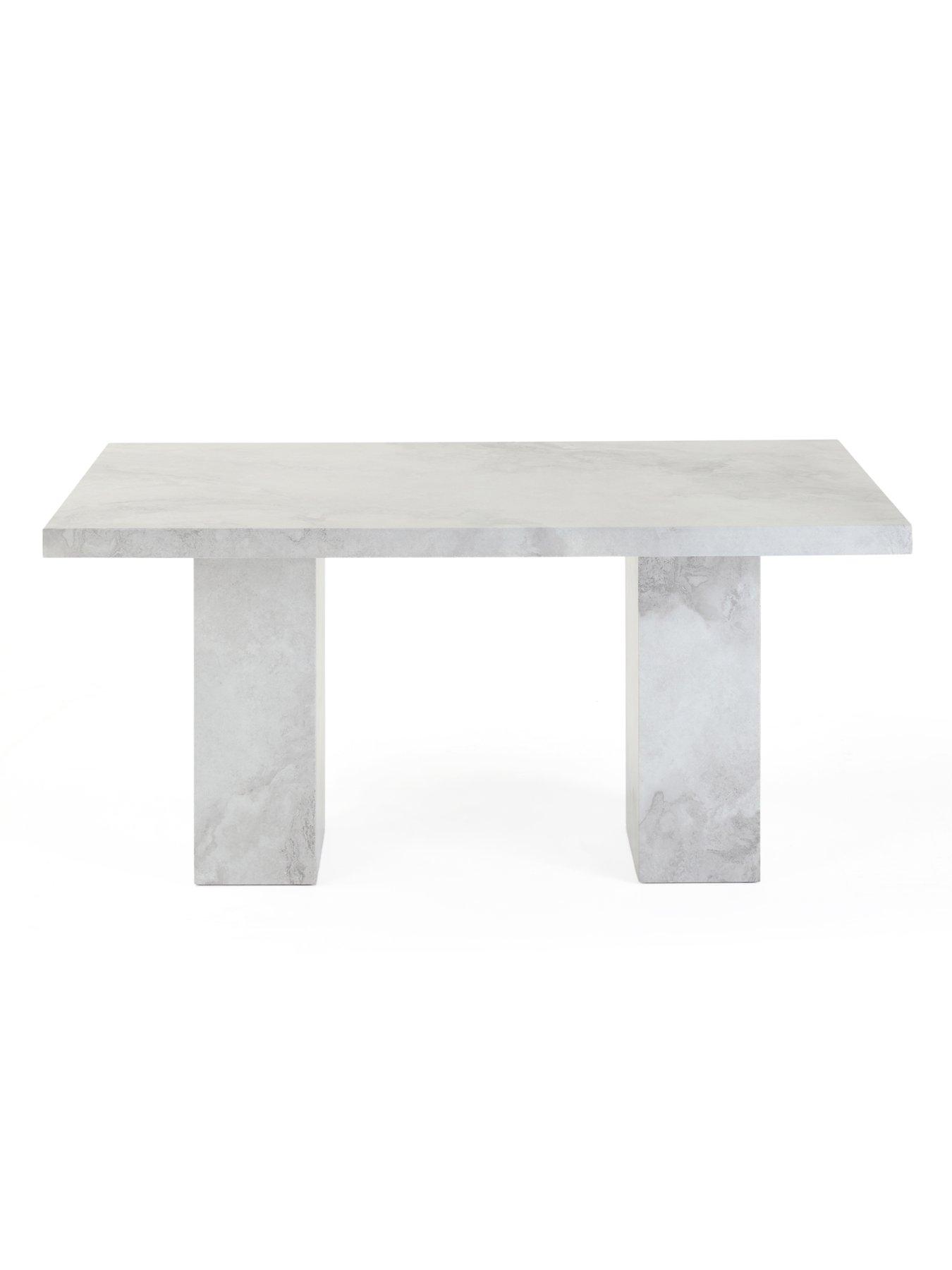 Image 4 of 7 of The Very Collection Vienna 160cm Rectangular Dining Table With 4 Mira Dining Chairs