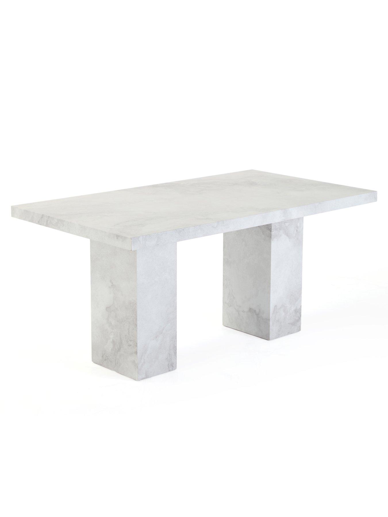 Image 5 of 7 of The Very Collection Vienna 160cm Rectangular Dining Table With 4 Mira Dining Chairs
