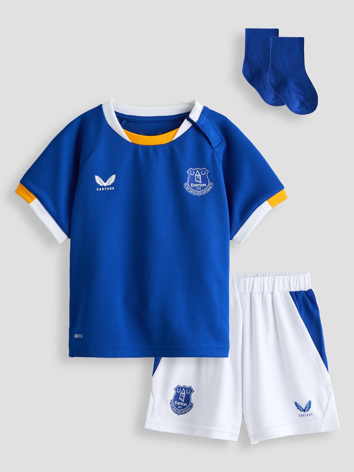Castore Everton Baby 26/27 Home Kit - Blue/white