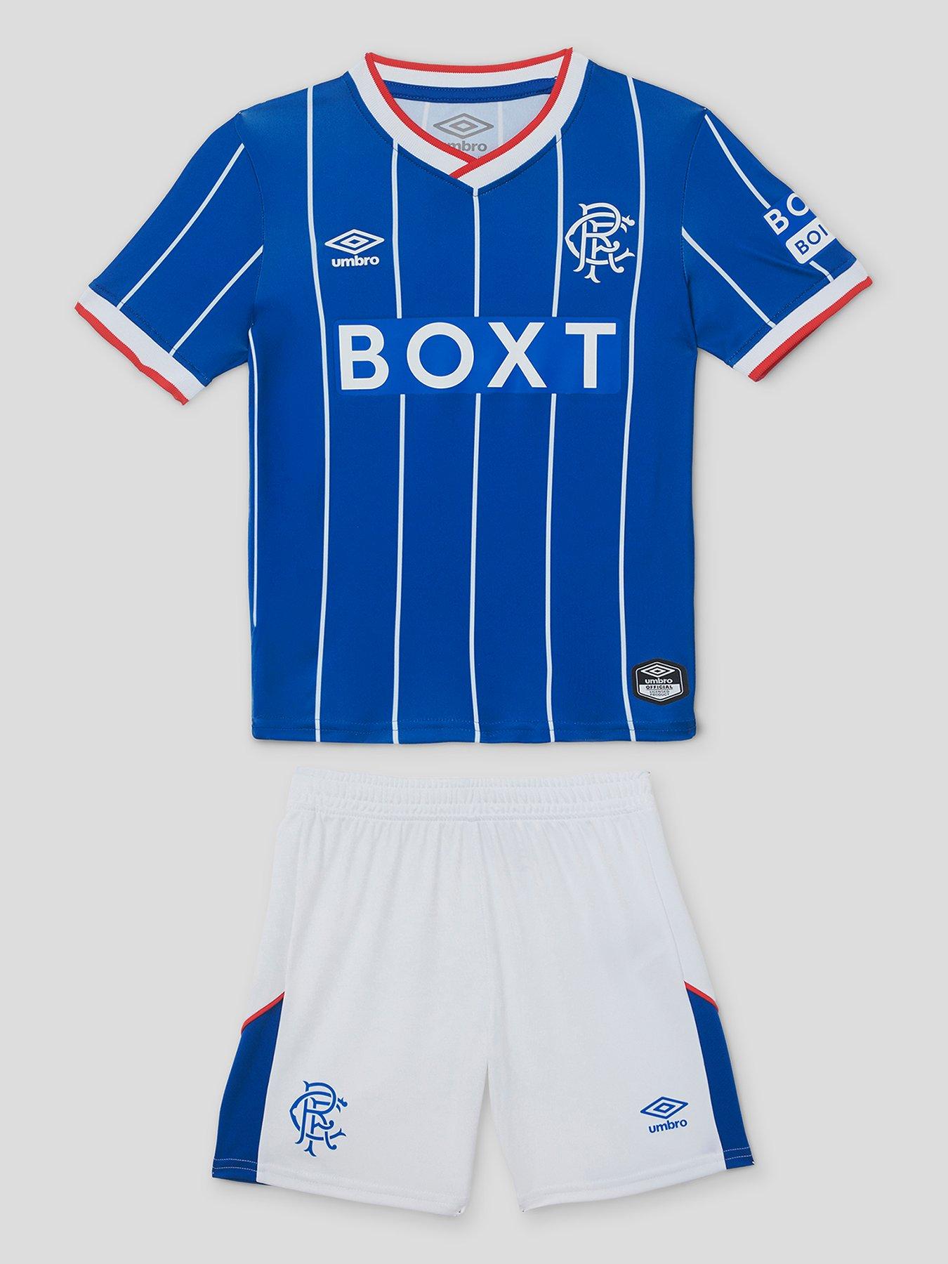 Image 1 of 2 of Umbro Rangers Infant 26/27 Home Full Kit - Blue/White