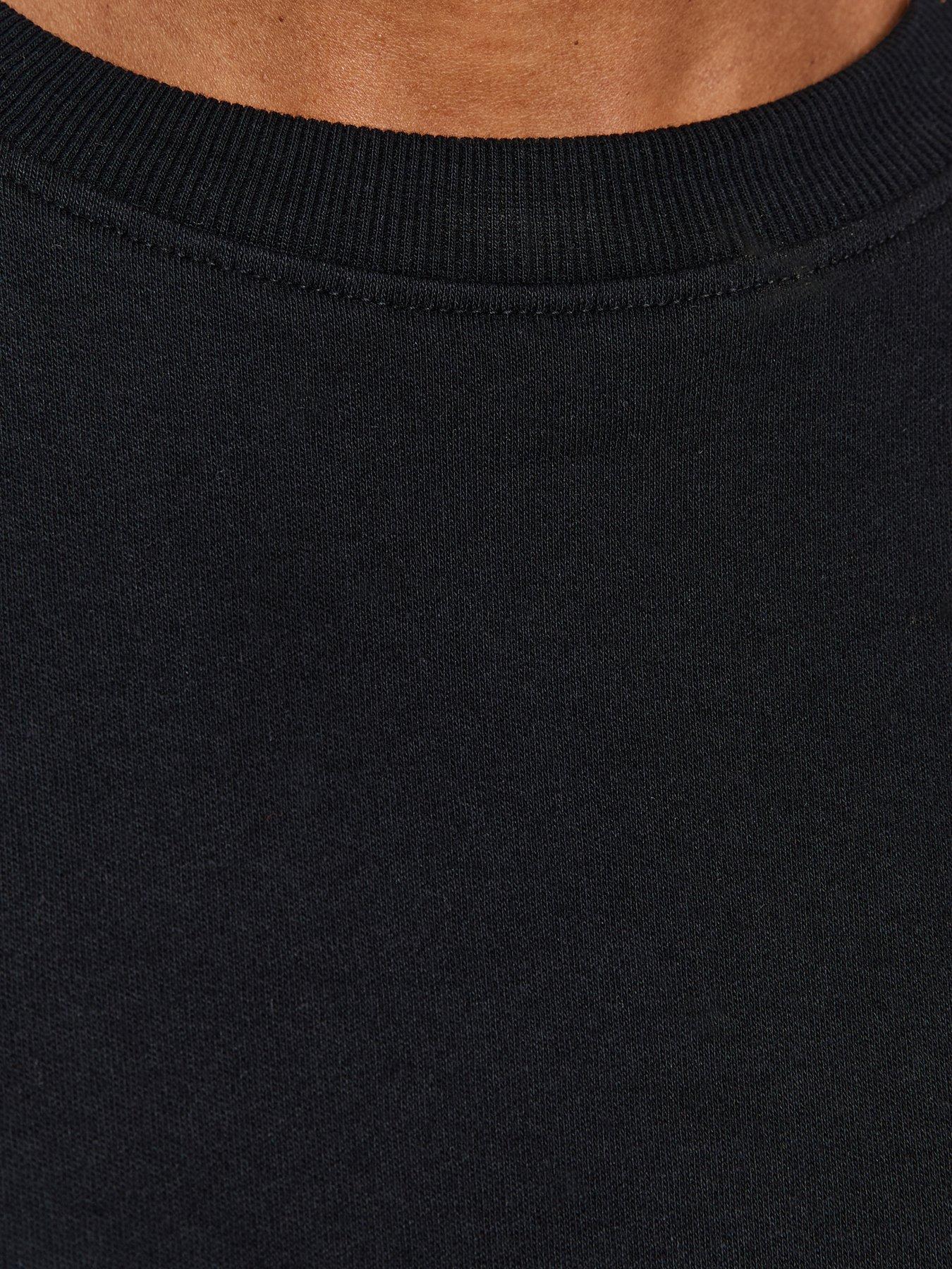 Image 5 of 5 of New Look Premium Black Heavyweight Cotton T-shirt