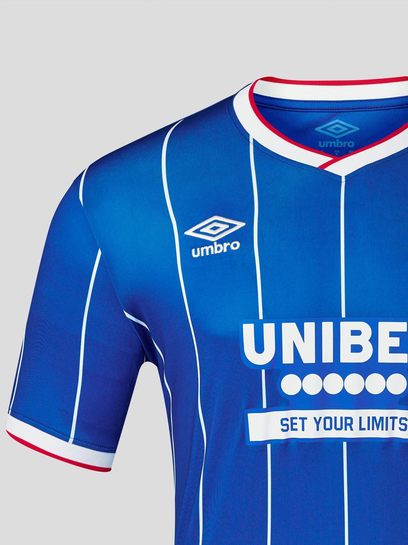 Image 3 of 4 of Umbro Rangers Mens 26/27 Home Stadium Replica Shirt - Blue