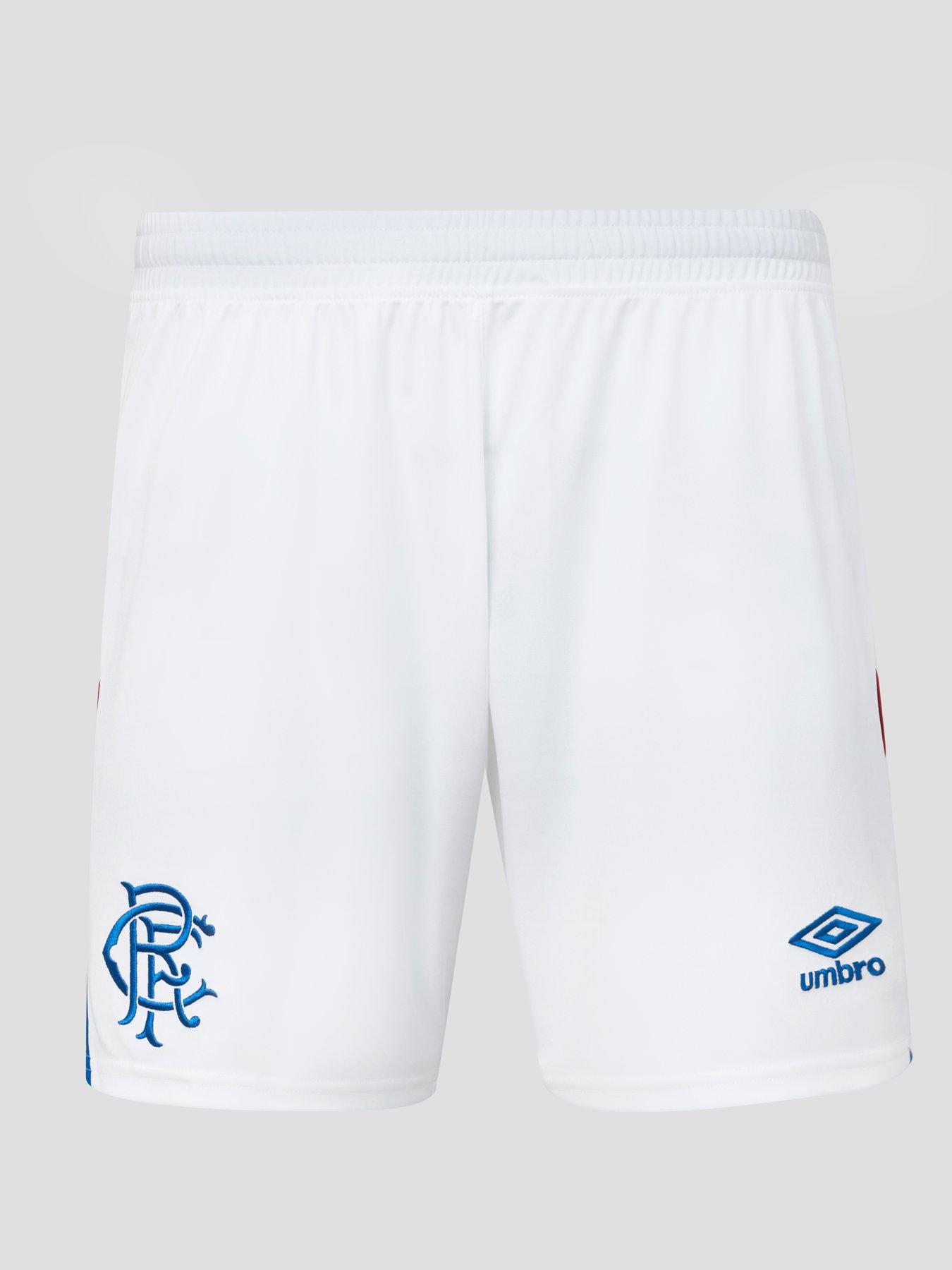Umbro Rangers Mens 26/27 Home Stadium Shorts - White