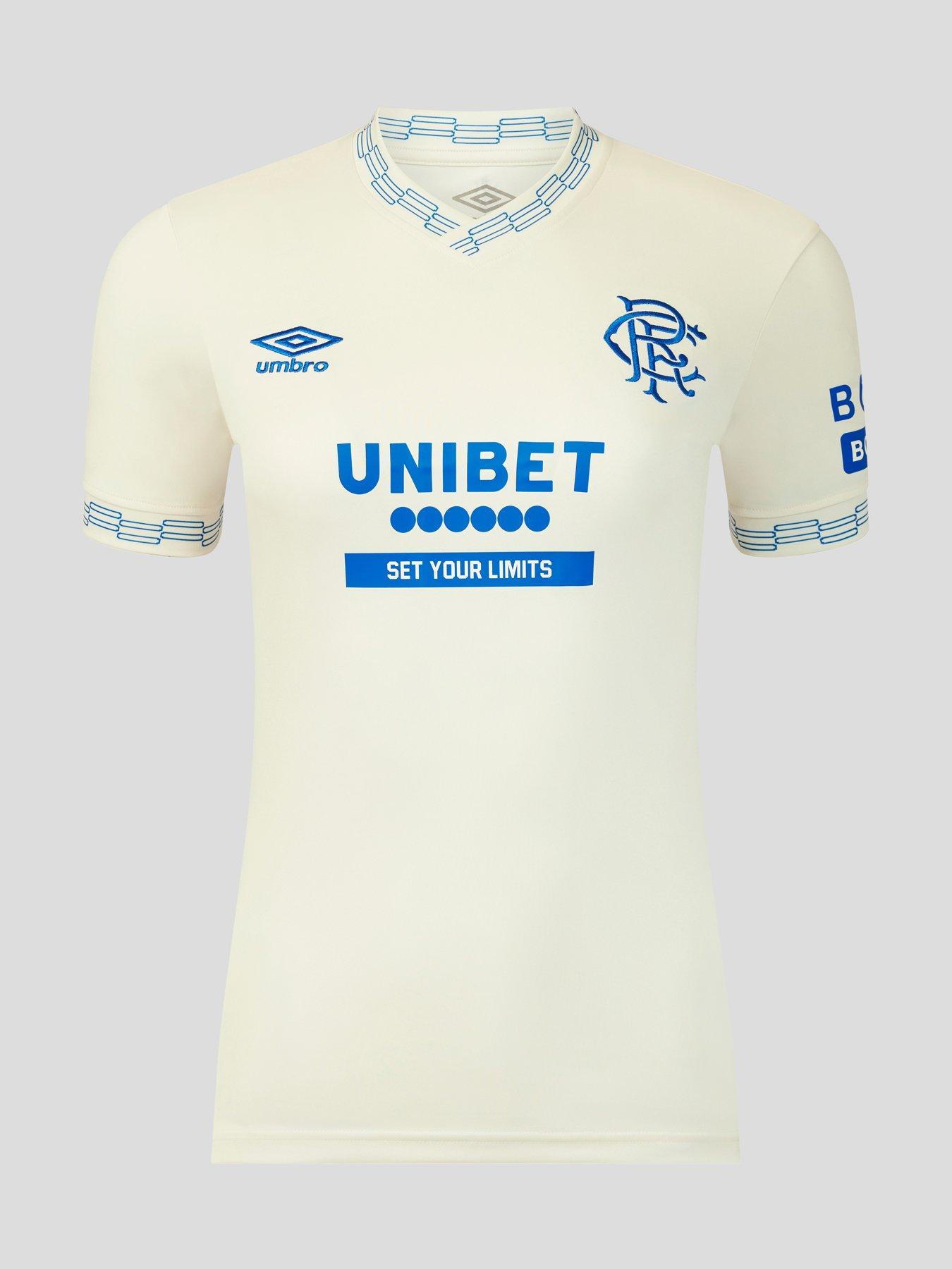 Image 1 of 4 of Umbro Rangers Womens 26/27 Away Stadium Replica Shirt - White