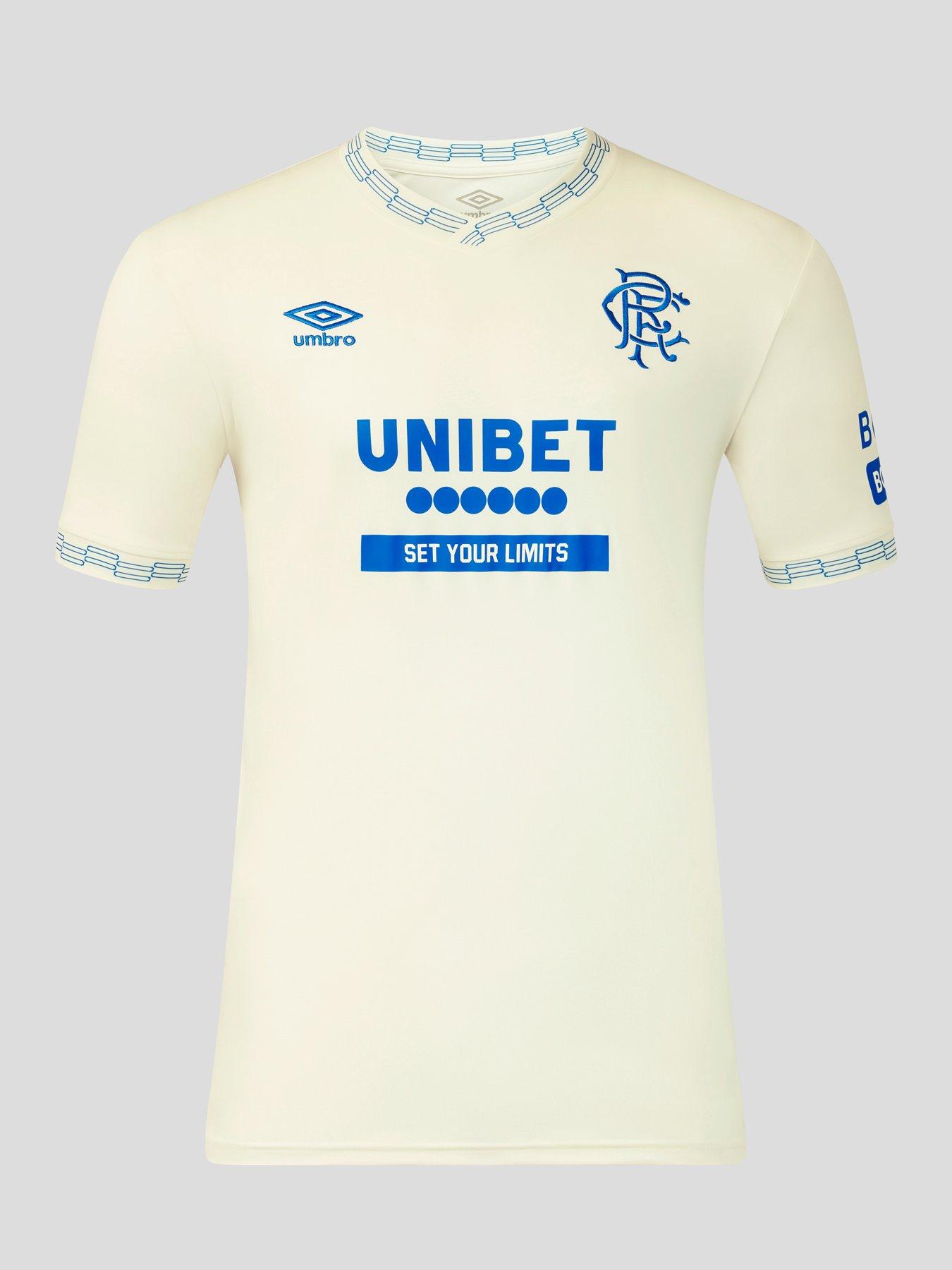 Umbro Rangers Mens 26/27 Away Stadium Replica Shirt - White