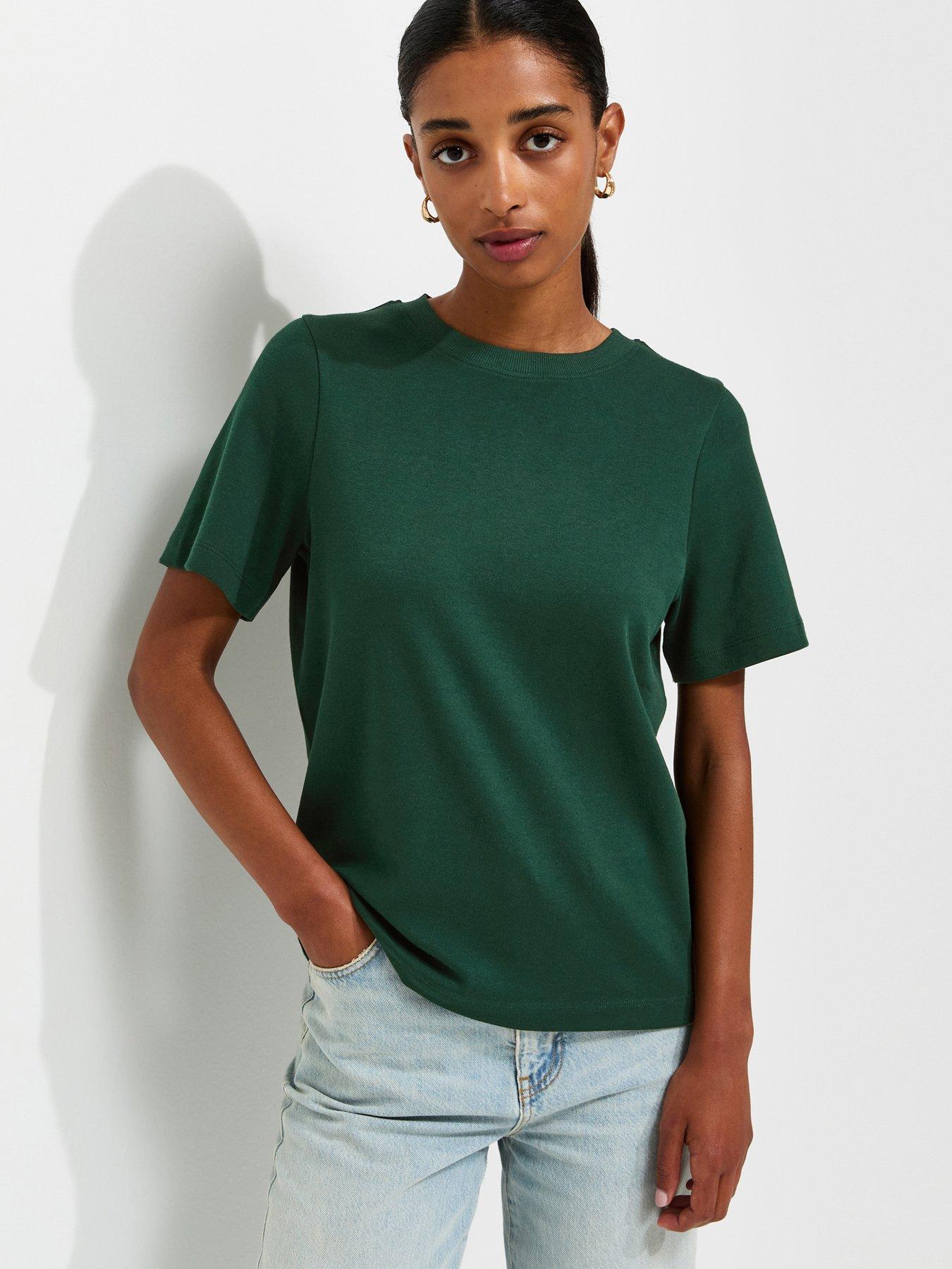 New Look Premium Heavyweight Cotton T-Shirt - Green