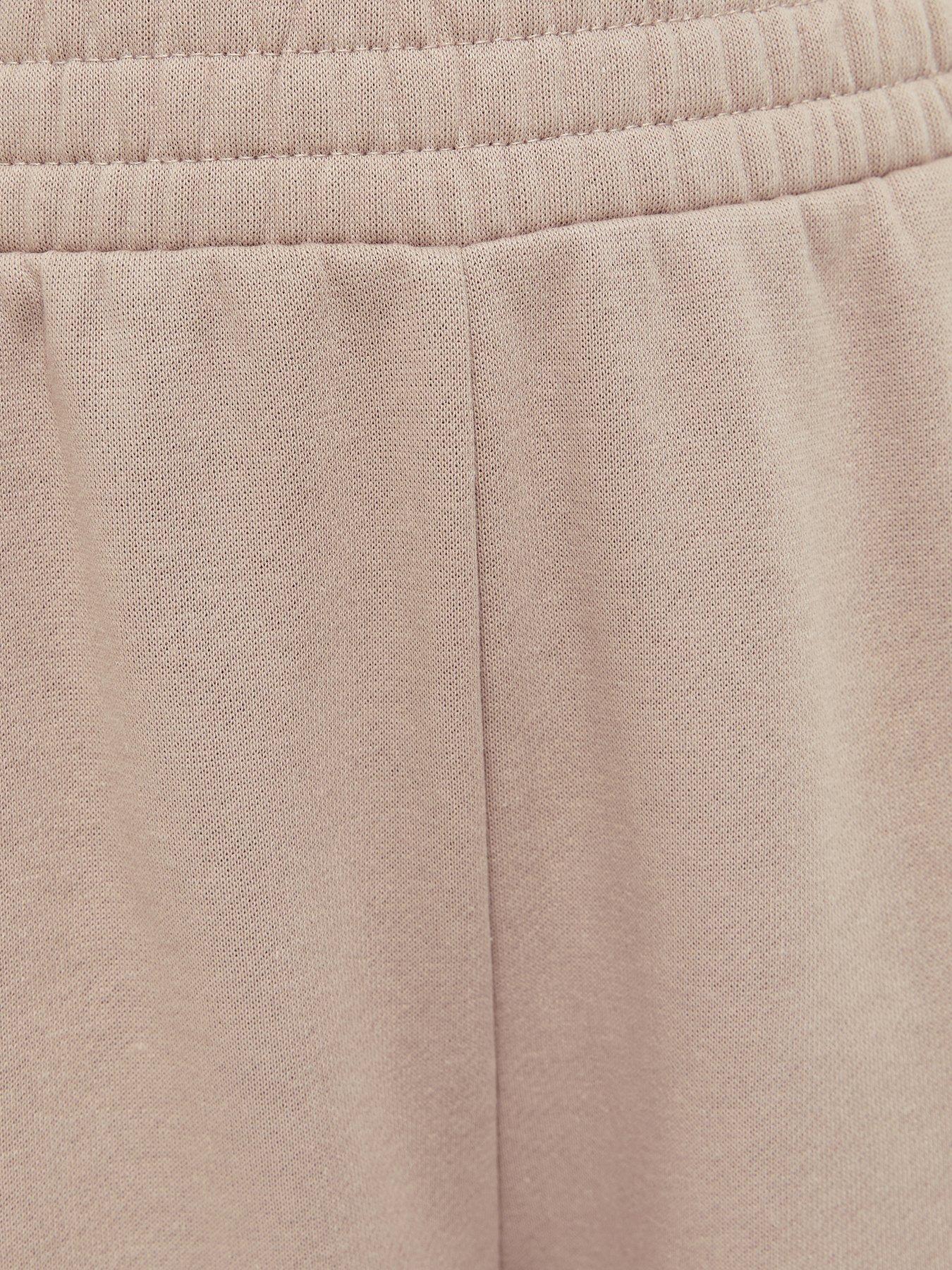 Image 5 of 5 of New Look Cotton Rich Wide Leg Co-ord Joggers - Light Brown