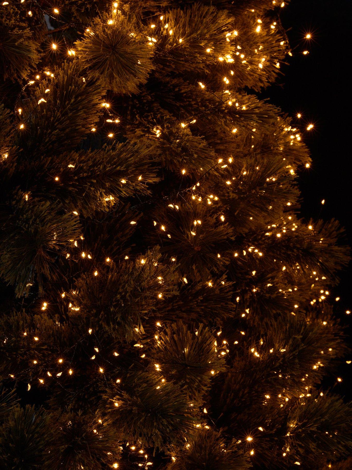 Image 1 of 3 of Festive 1440&nbsp;Dewdrop Cluster Christmas&nbsp;Lights