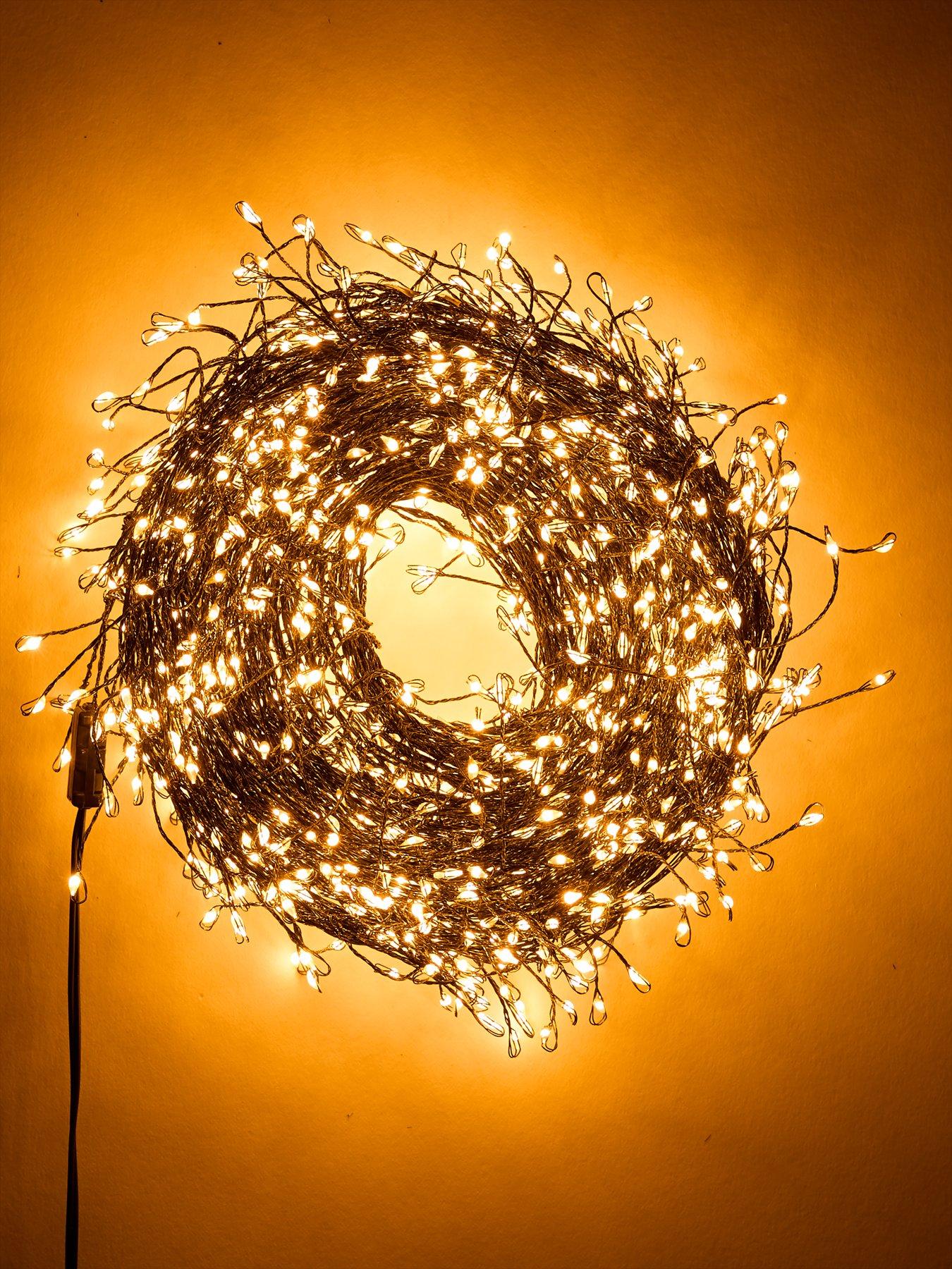 Image 2 of 3 of Festive 1440&nbsp;Dewdrop Cluster Christmas&nbsp;Lights