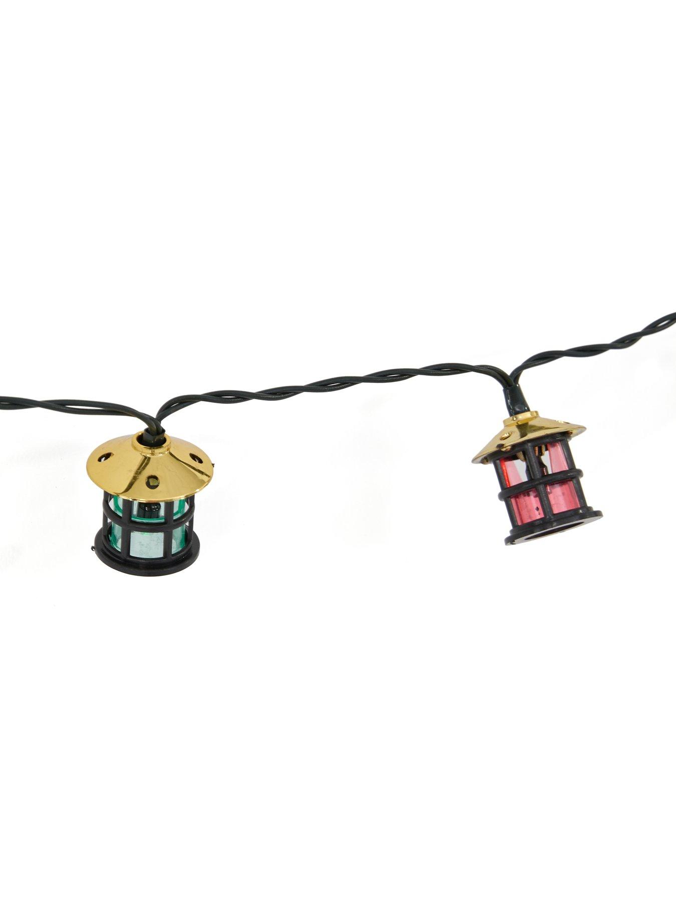 Image 5 of 7 of Festive 20 Bulb Lantern Lights Battery Operated With Timer- Multi