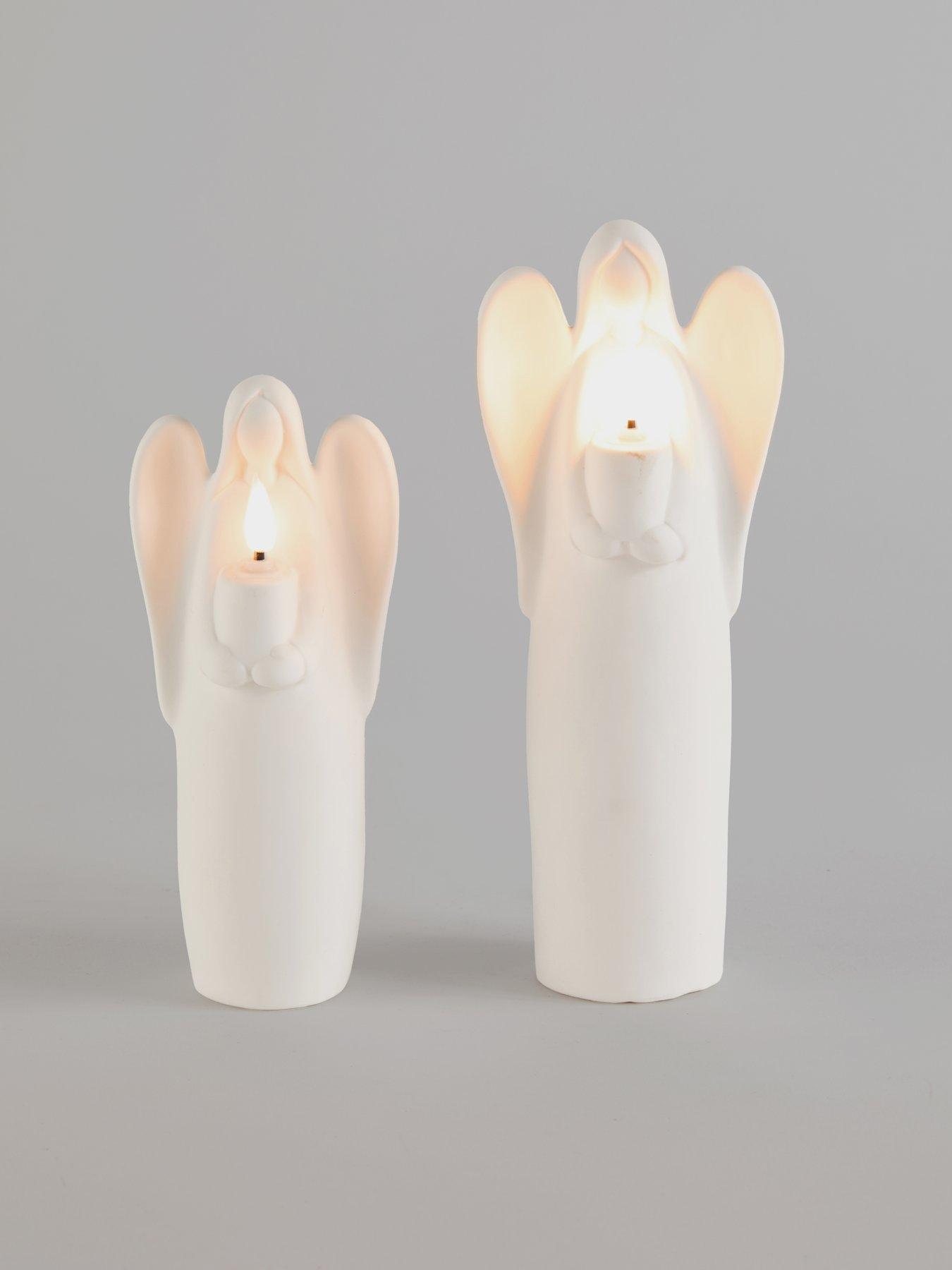 Image 3 of 7 of Festive Pack Of 2 Lit Angels
