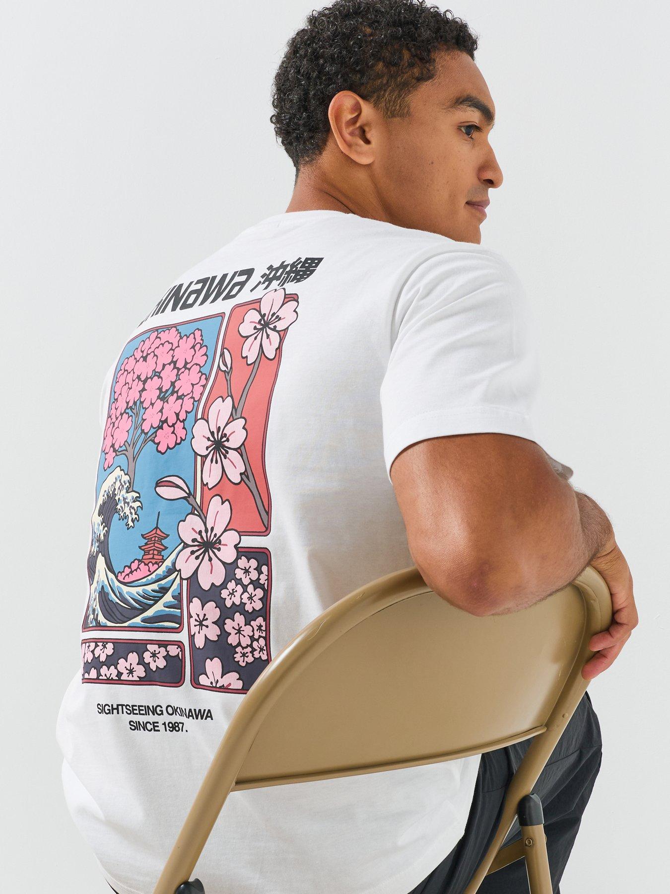 Image 2 of 6 of ONLY & SONS Only&amp;sons Okinawa Graphic T-shirt