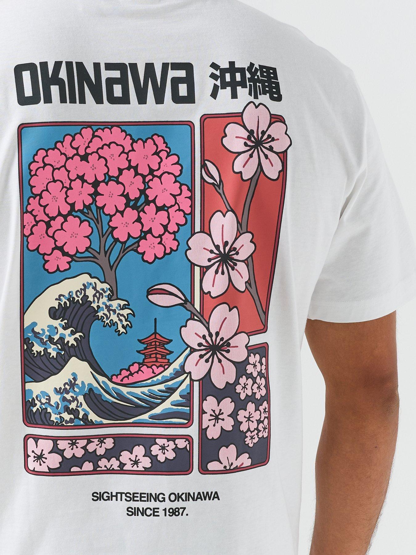 Image 6 of 6 of ONLY & SONS Only&amp;sons Okinawa Graphic T-shirt