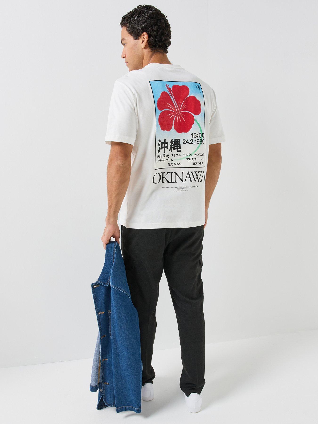 Image 6 of 6 of ONLY & SONS Only&amp;sons Okinawa Graphic T-shirt