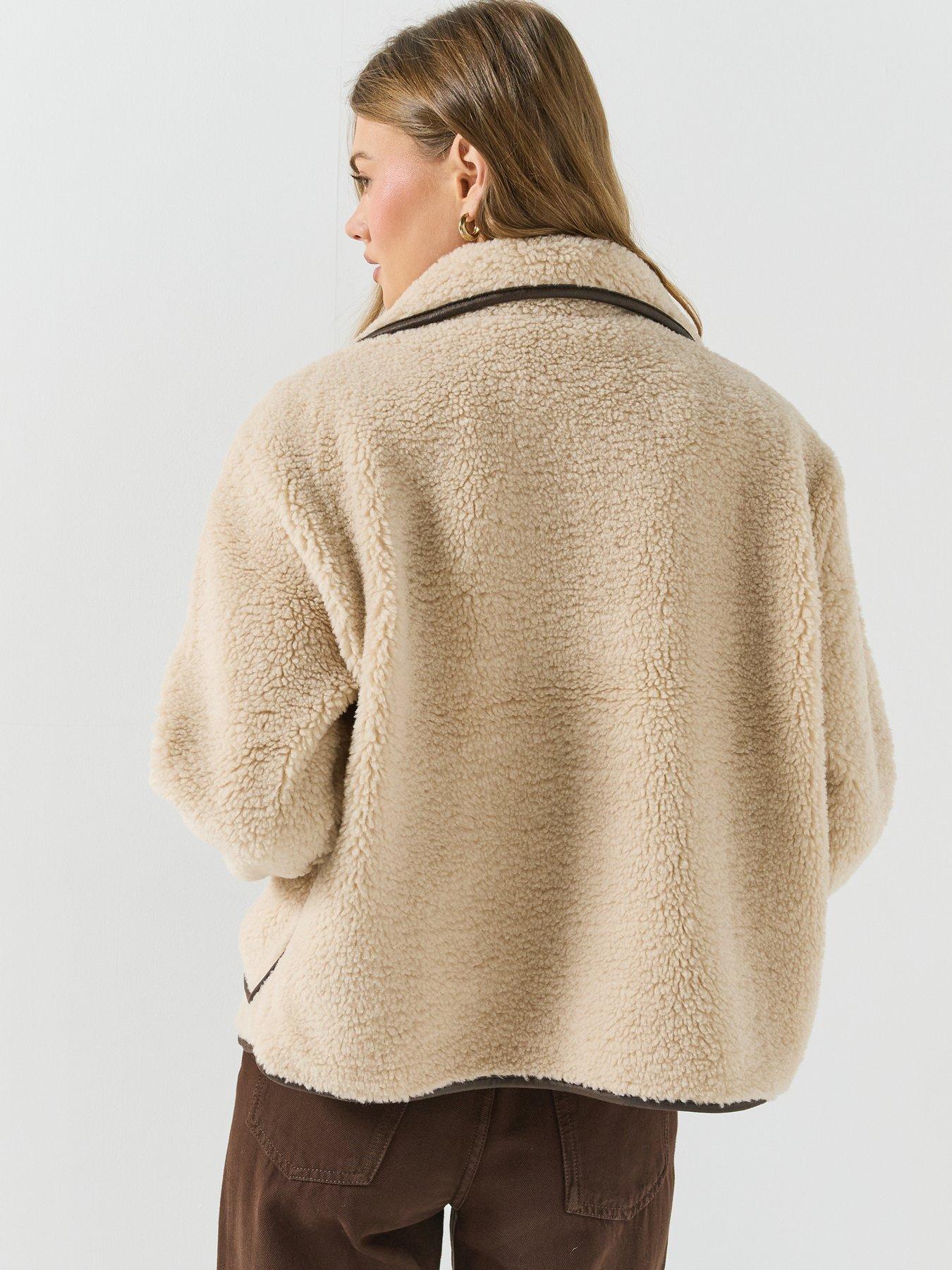 Image 2 of 6 of JDY Jdynoella Teddy Jacket Otw Noos