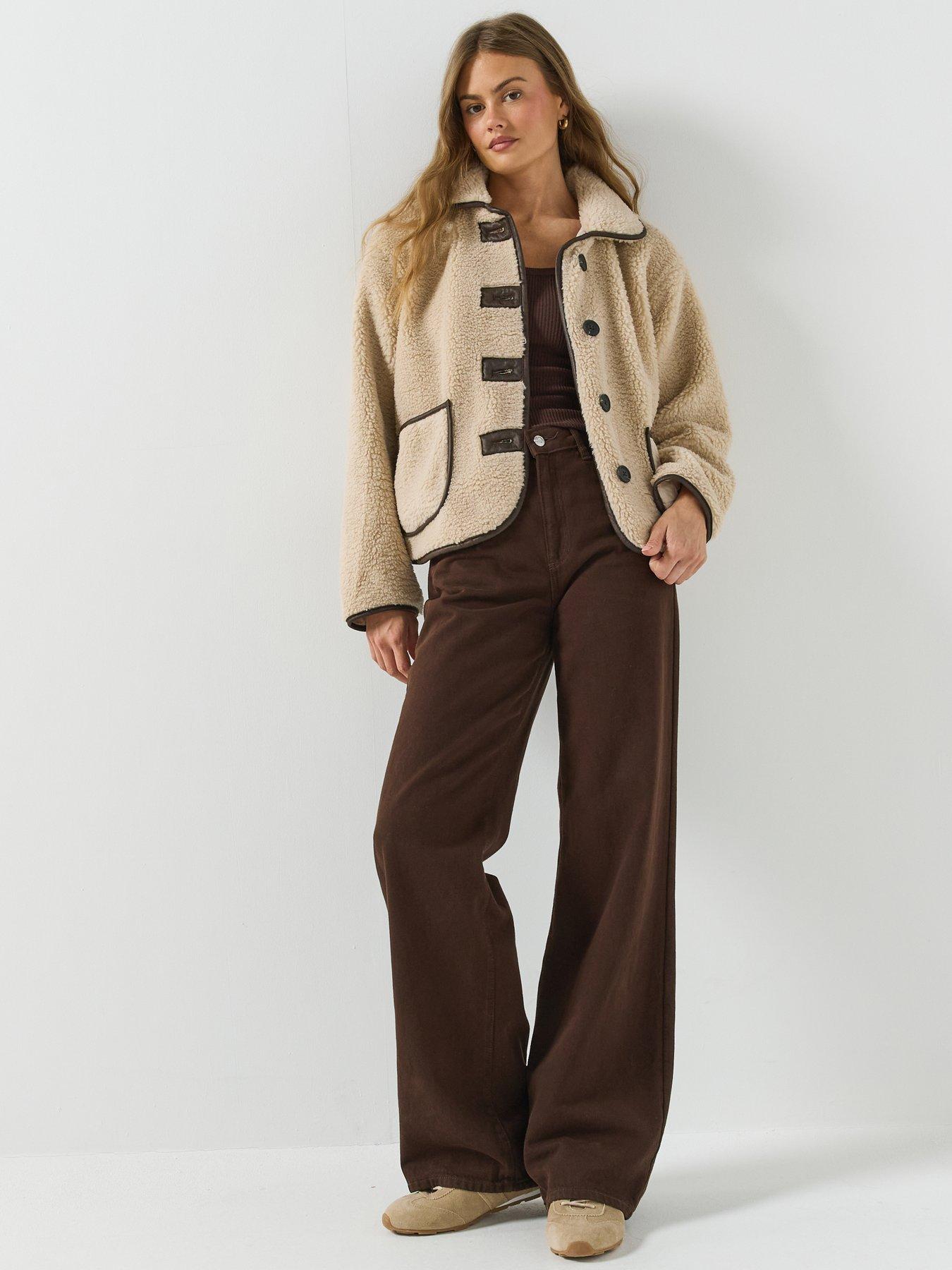 Image 3 of 6 of JDY Jdynoella Teddy Jacket Otw Noos