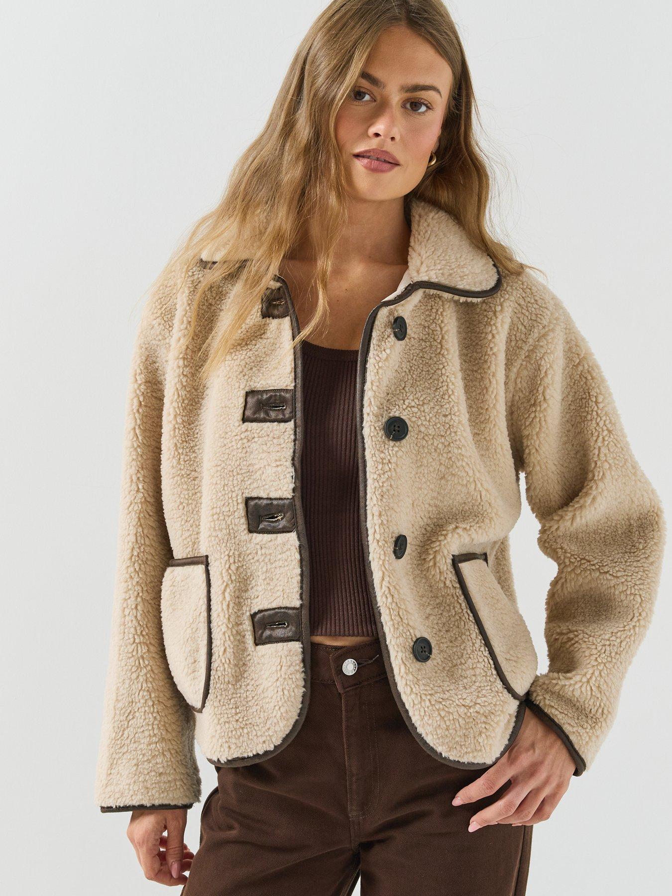 Image 5 of 6 of JDY Jdynoella Teddy Jacket Otw Noos