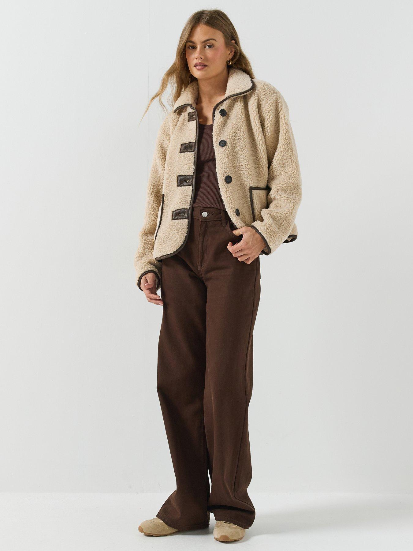 Image 6 of 6 of JDY Jdynoella Teddy Jacket Otw Noos