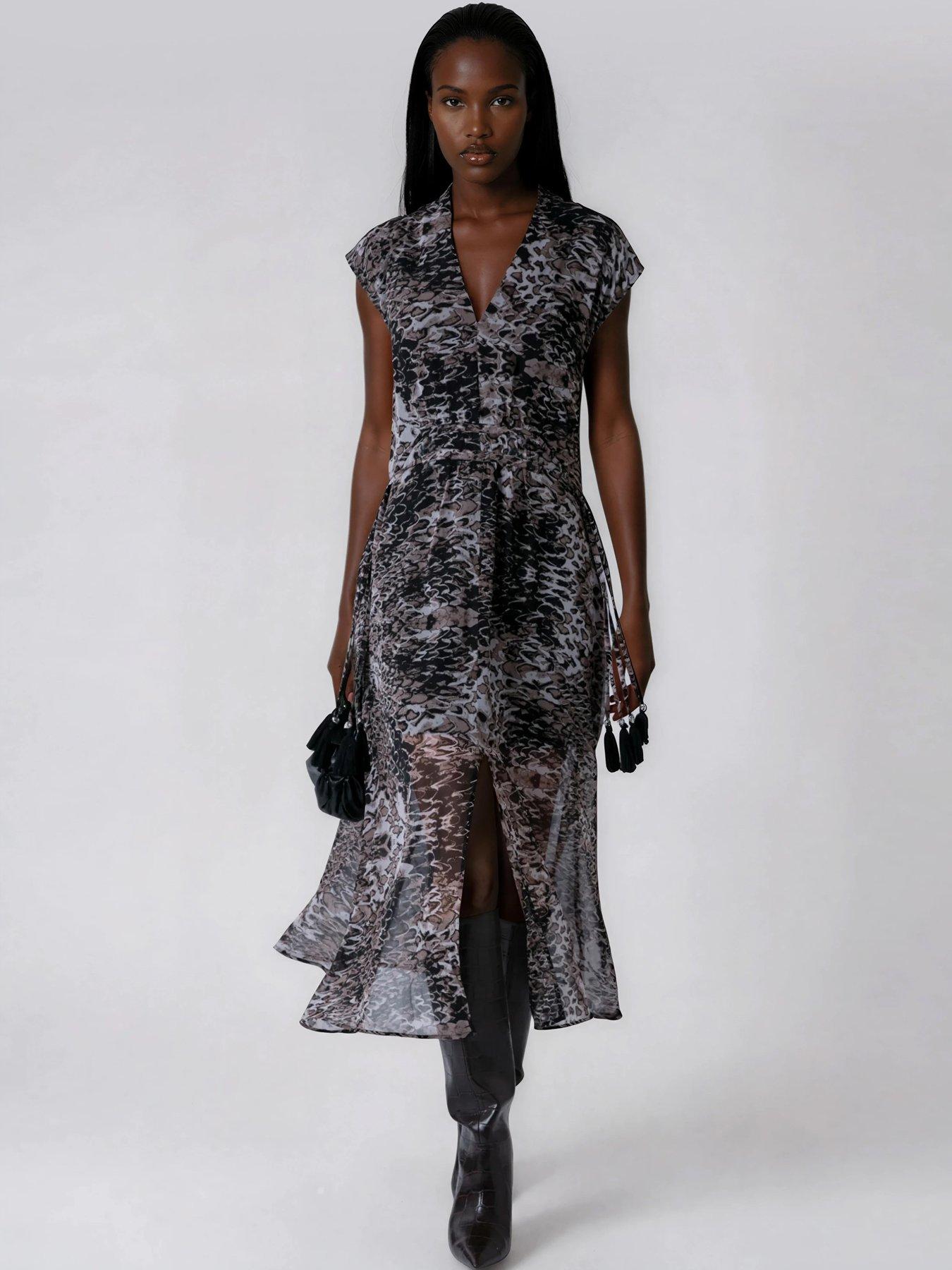 Image 3 of 6 of Religion Emerald Midi Maxi dress