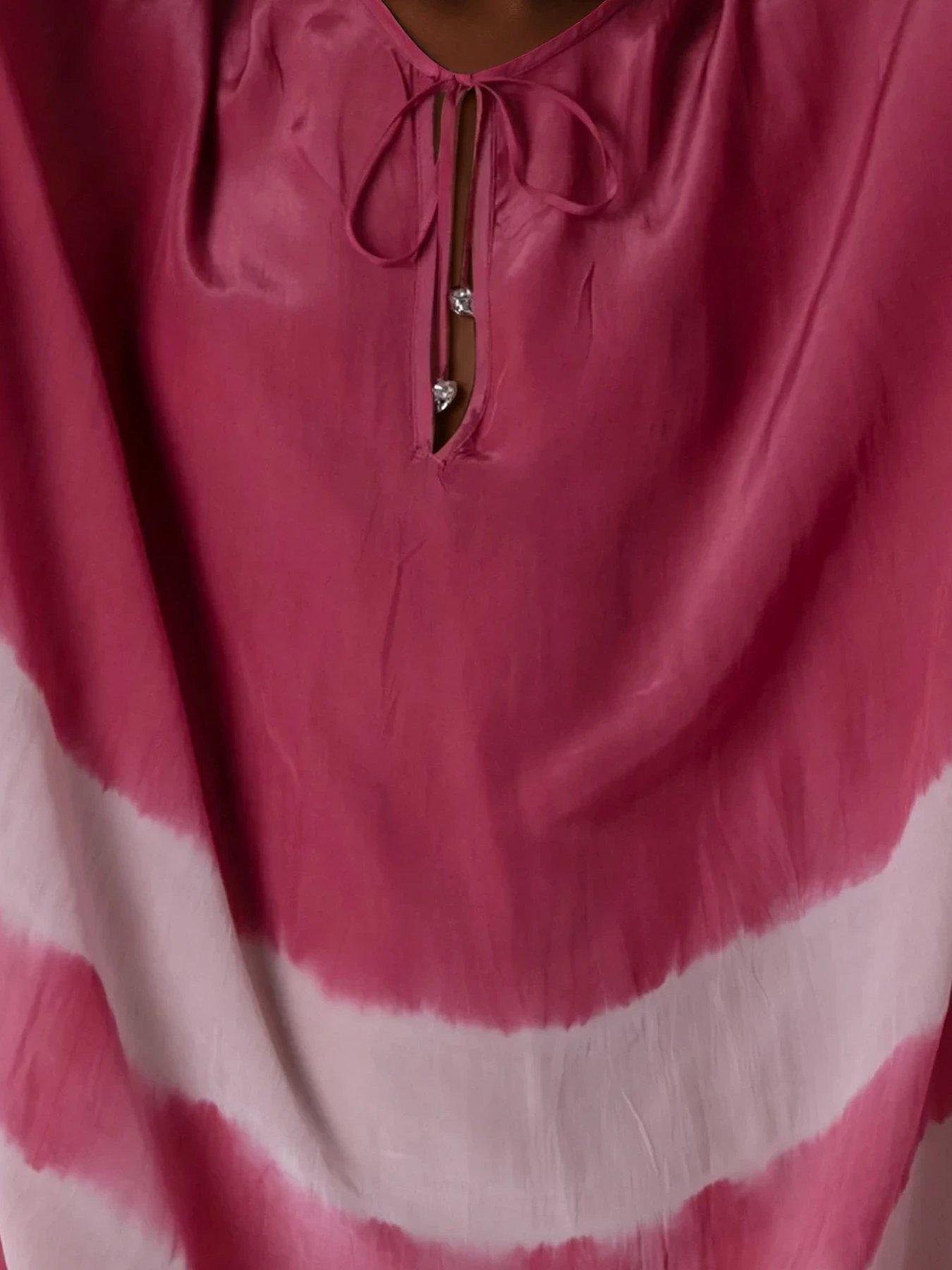 Image 7 of 7 of Religion Ella Tie Dye Kaftan Beach Wear