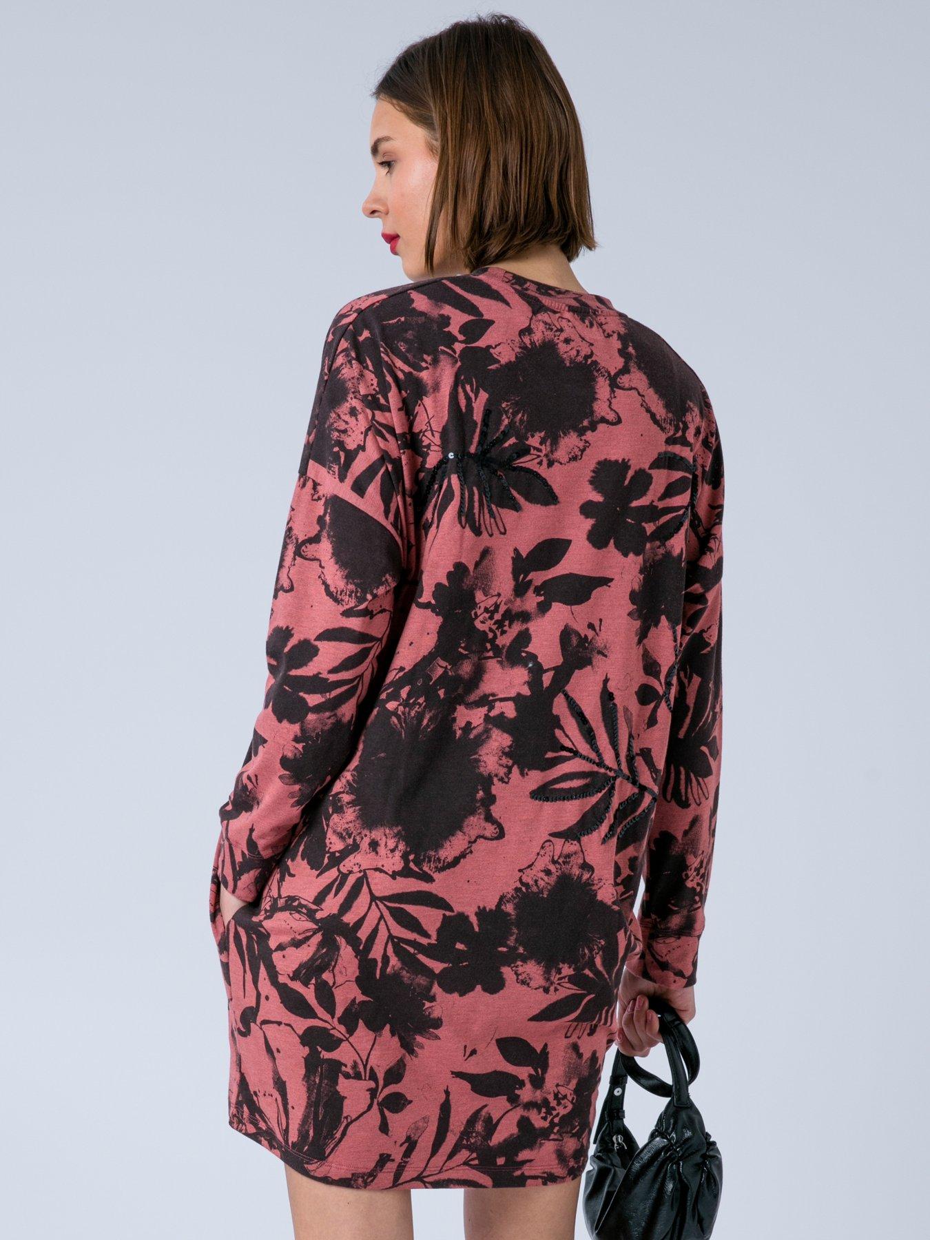 Image 2 of 7 of Religion Libby long sleeved Tunic Jersey dress