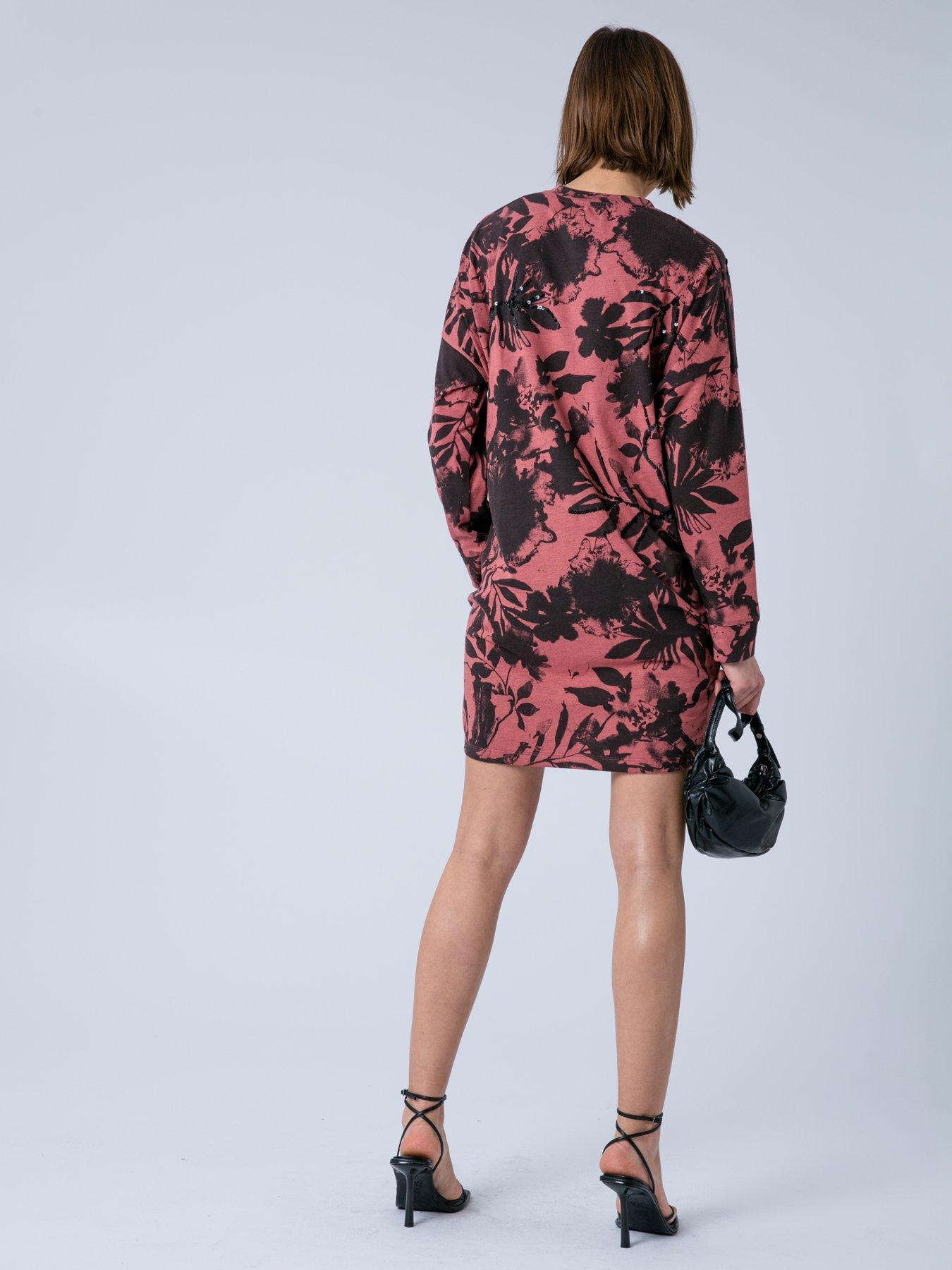 Image 4 of 7 of Religion Libby long sleeved Tunic Jersey dress