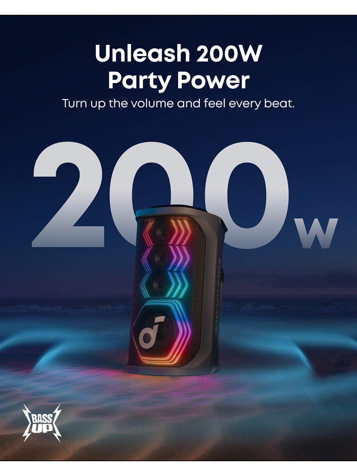 Image 3 of 8 of Soundcore Rave 3S, AI Karaoke Party Speaker with 200W Sound
