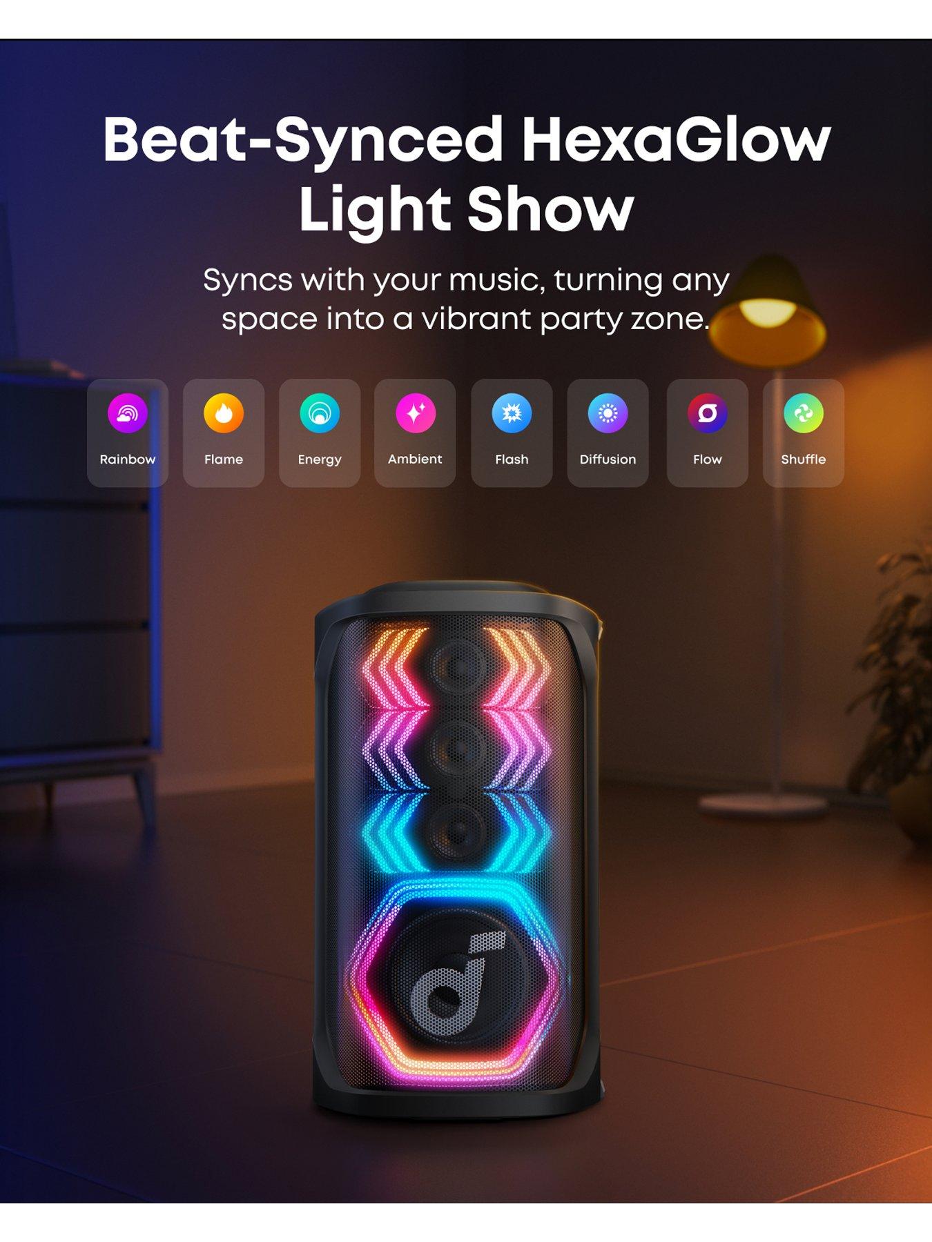 Image 4 of 8 of Soundcore Rave 3S, AI Karaoke Party Speaker with 200W Sound