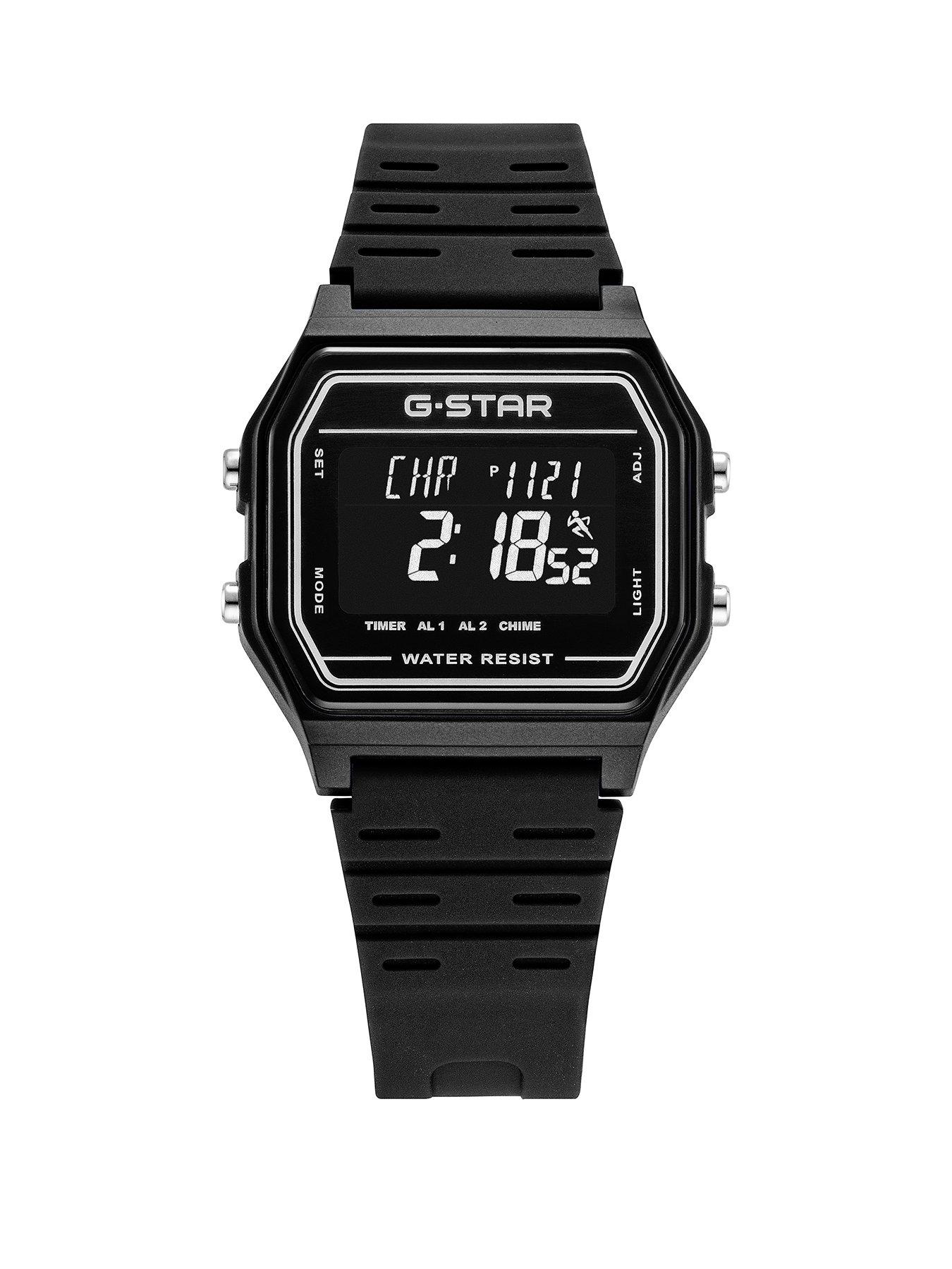 G-STAR Gridline Silicone Chronograph Watch