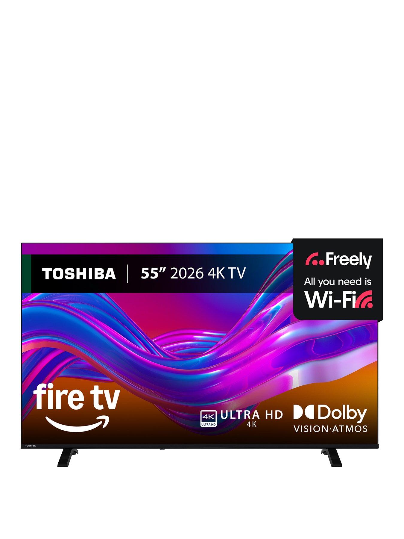 Image 1 of 8 of Toshiba 55" UF26 Fire 4K HDR TV 55UF2653DB