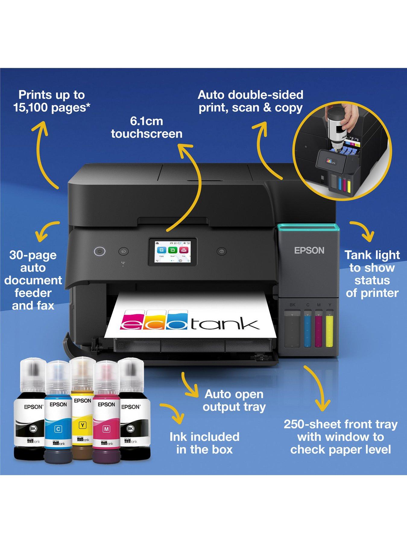 Image 2 of 7 of Epson EcoTank ET-4950 A4 Multifunction Wi-Fi Ink Tank Printer, With Up To 3 Years Of Ink Included