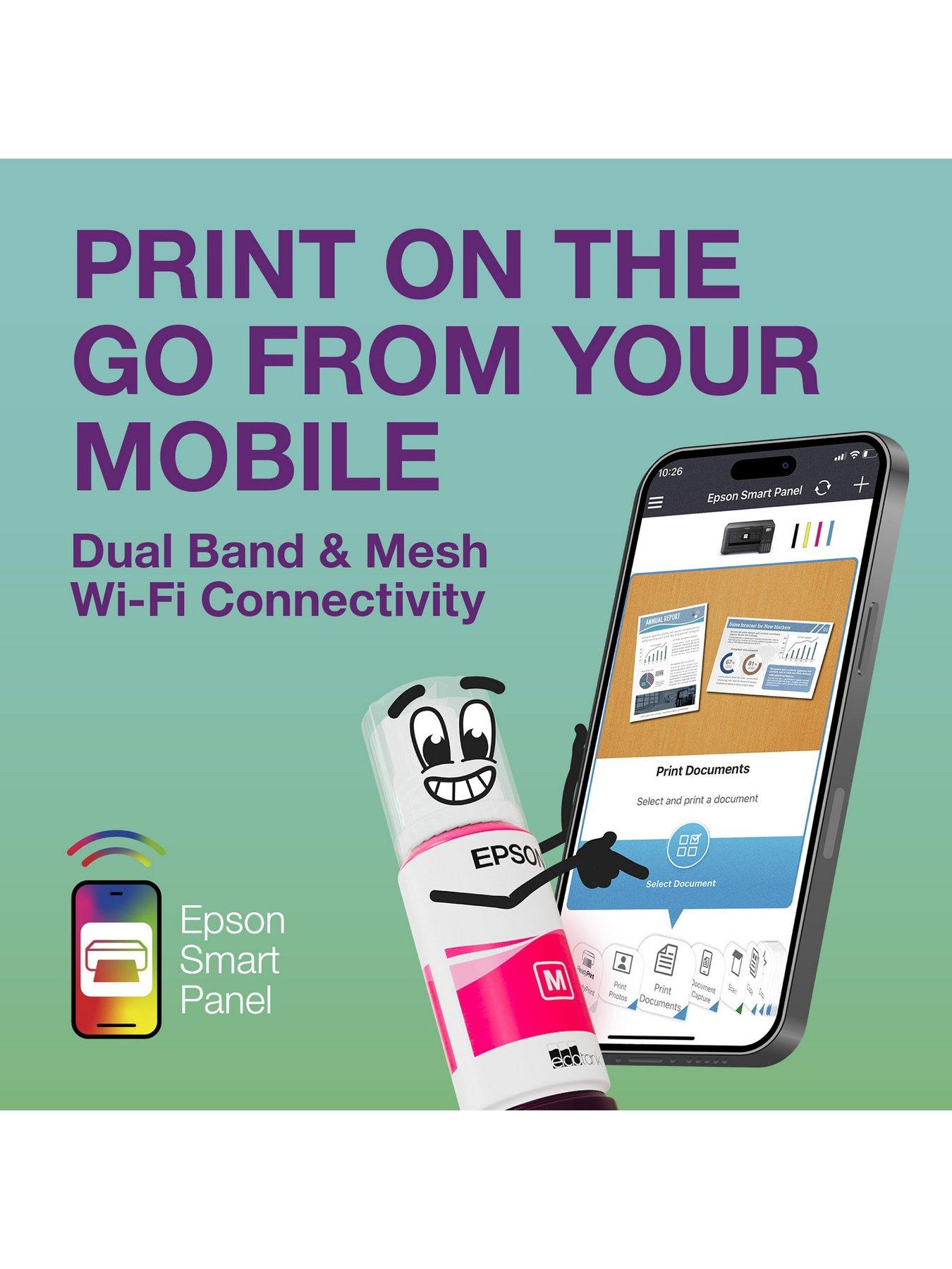 Image 4 of 7 of Epson EcoTank ET-4950 A4 Multifunction Wi-Fi Ink Tank Printer, With Up To 3 Years Of Ink Included