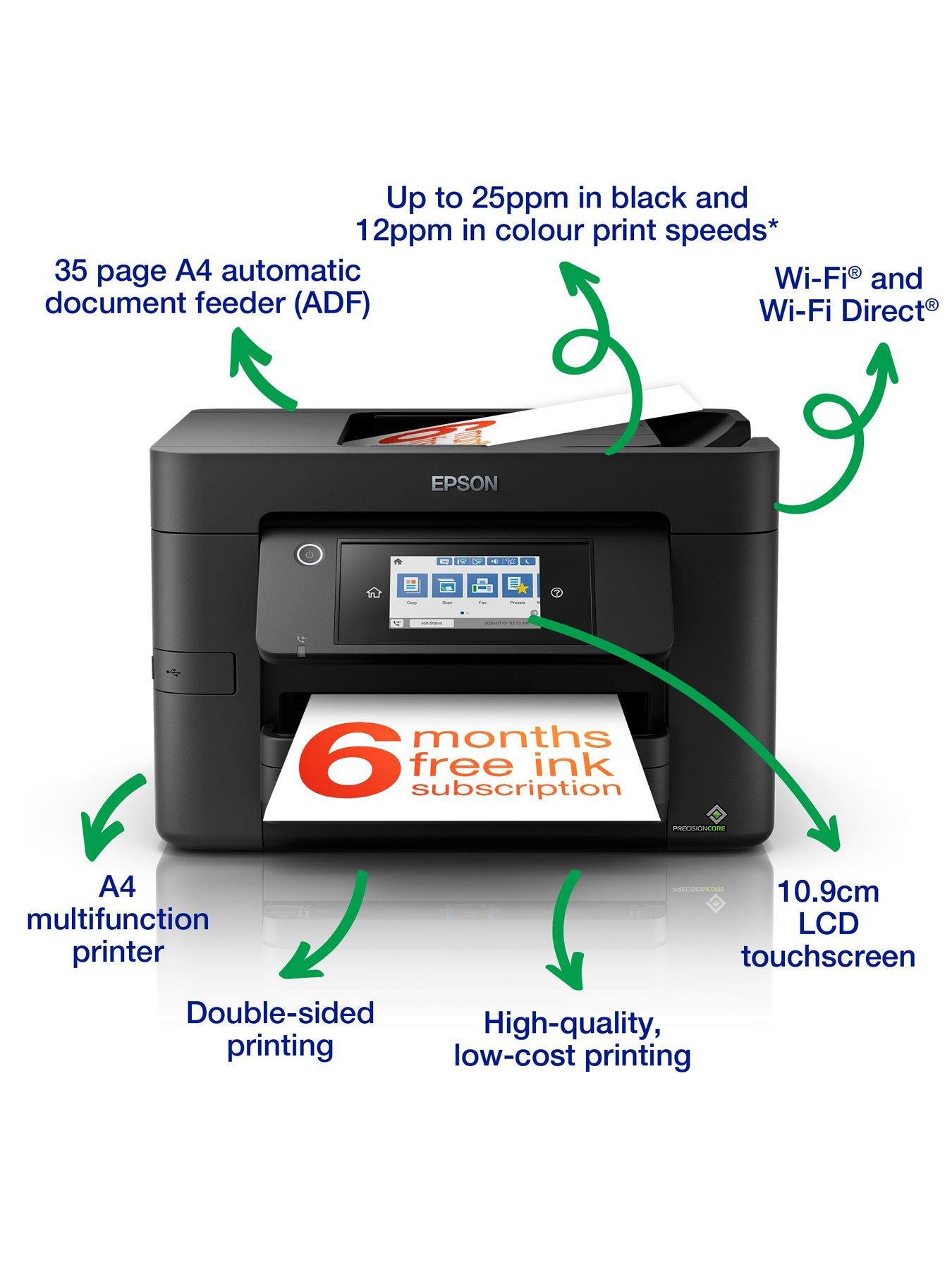 Image 2 of 7 of Epson WorkForce Pro WF-4820DWF A4 Multifunction Wireless Inkjet Printer