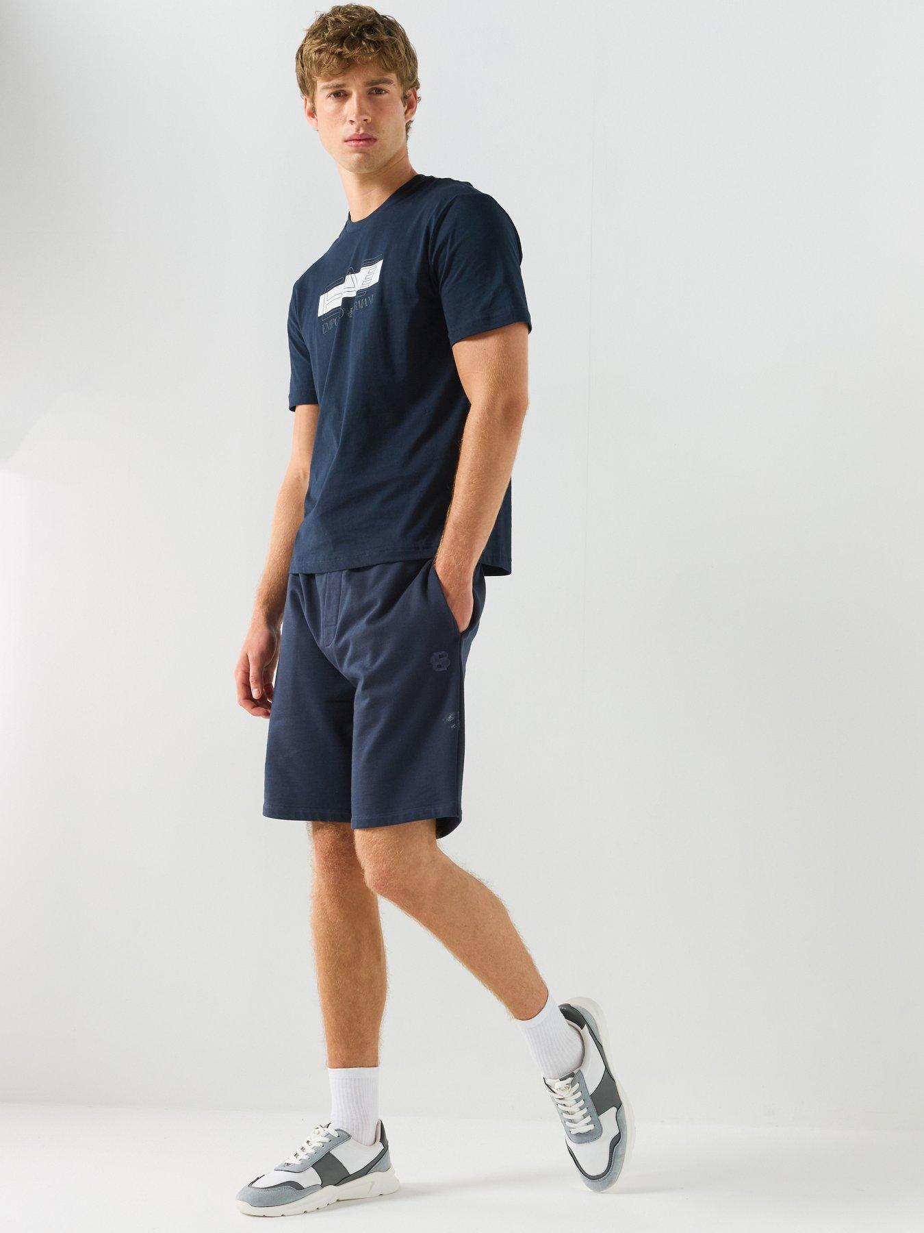 Image 3 of 6 of EA7 Emporio Armani Train Visibility T-Shirt - Navy