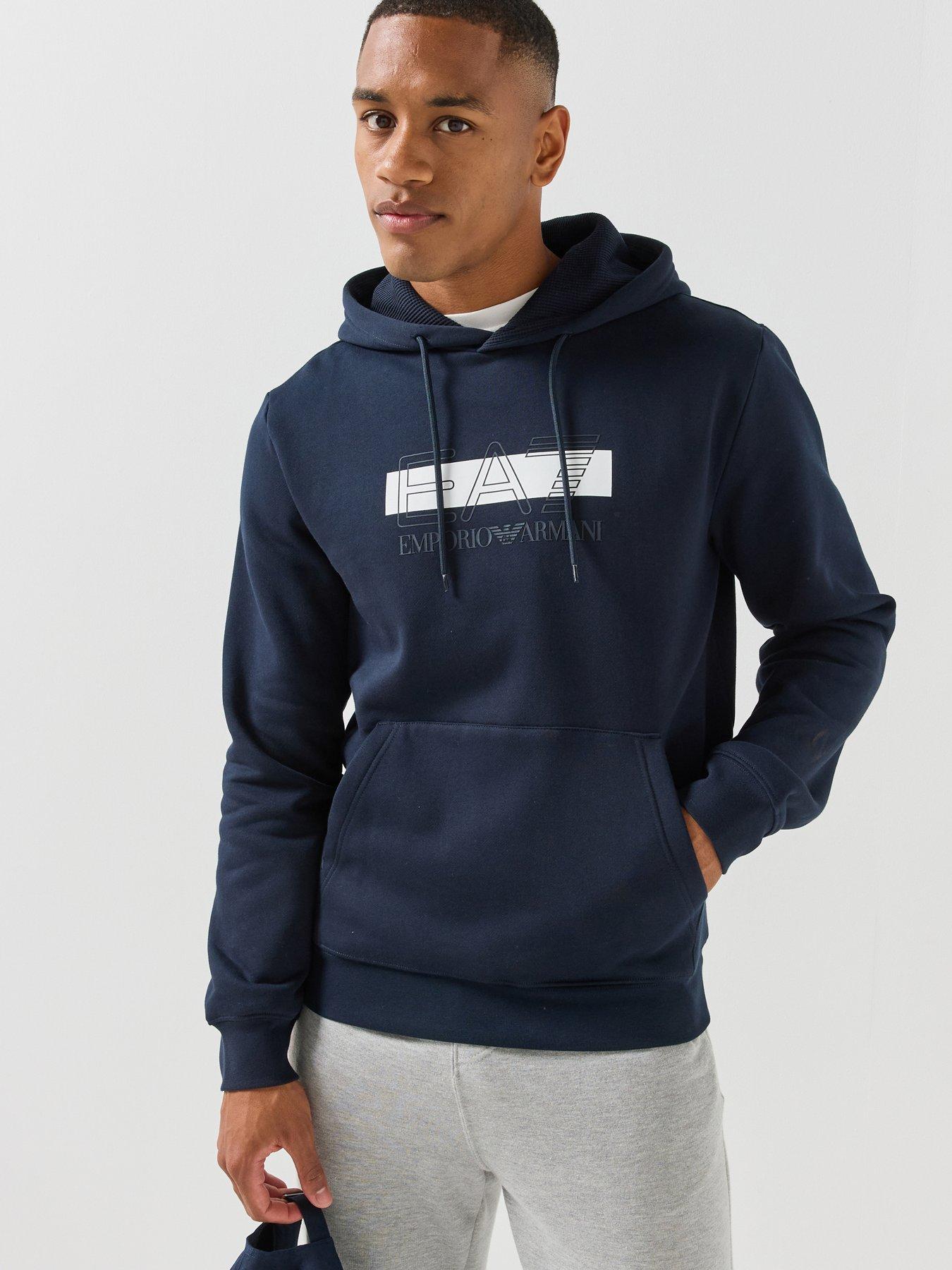 Image 1 of 4 of EA7 Emporio Armani Train Visibility Overhead Hoodie