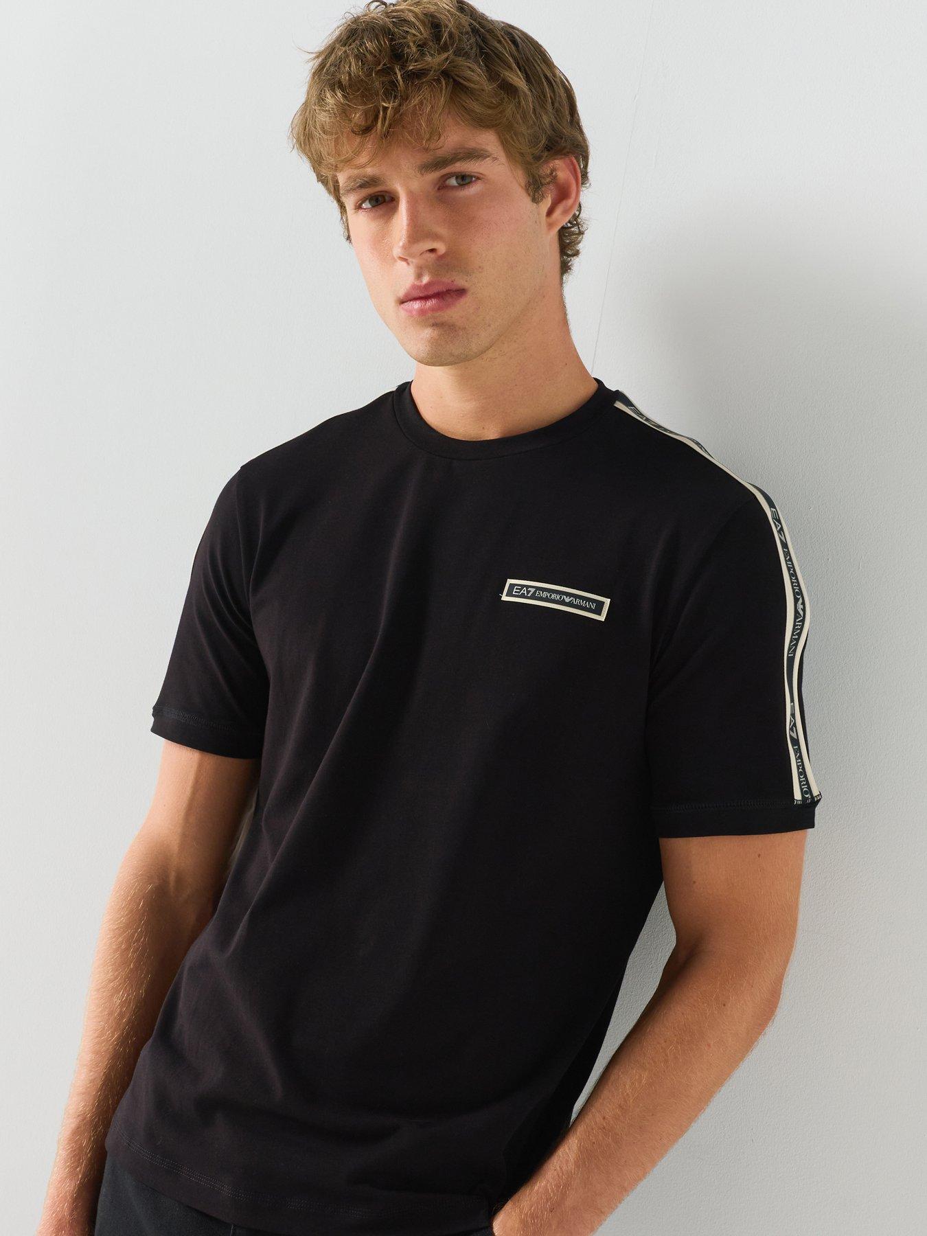 EA7 Emporio Armani Ea7 Emporio Armani Train Logo Taped T-shirt