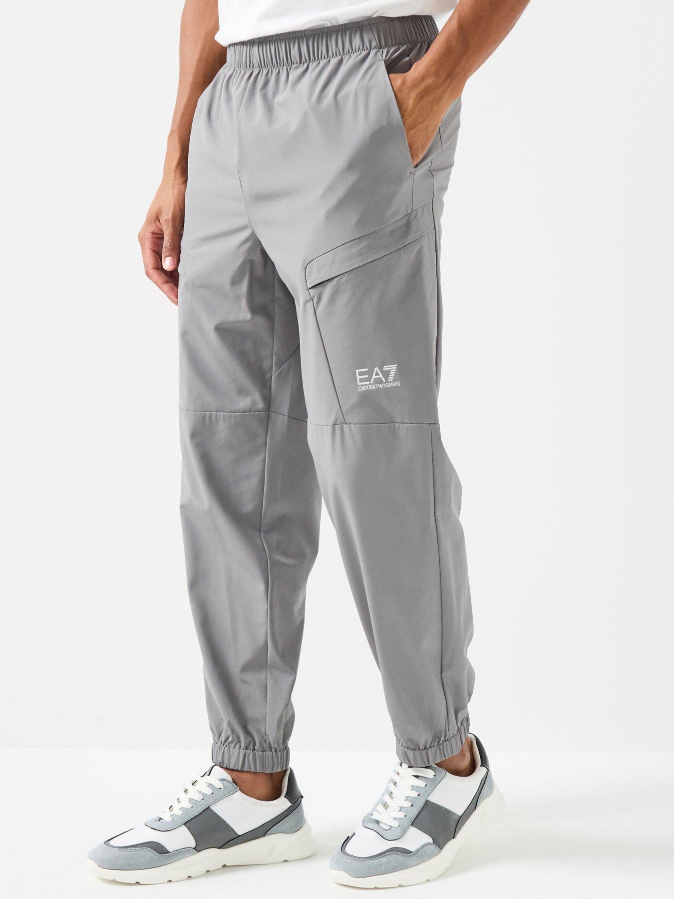EA7 Emporio Armani Ventus7 Tech Cargo Trousers - Grey