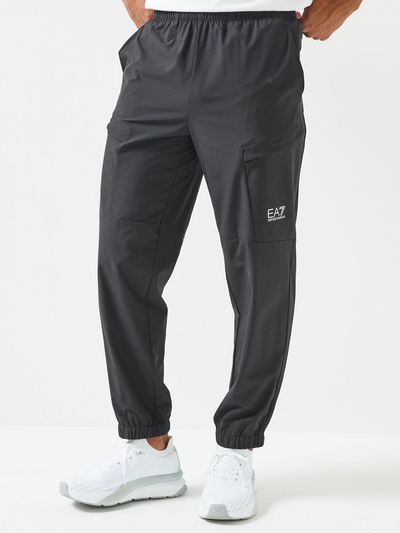 EA7 Emporio Armani Ventus7 Tech Cargo Trousers - Black