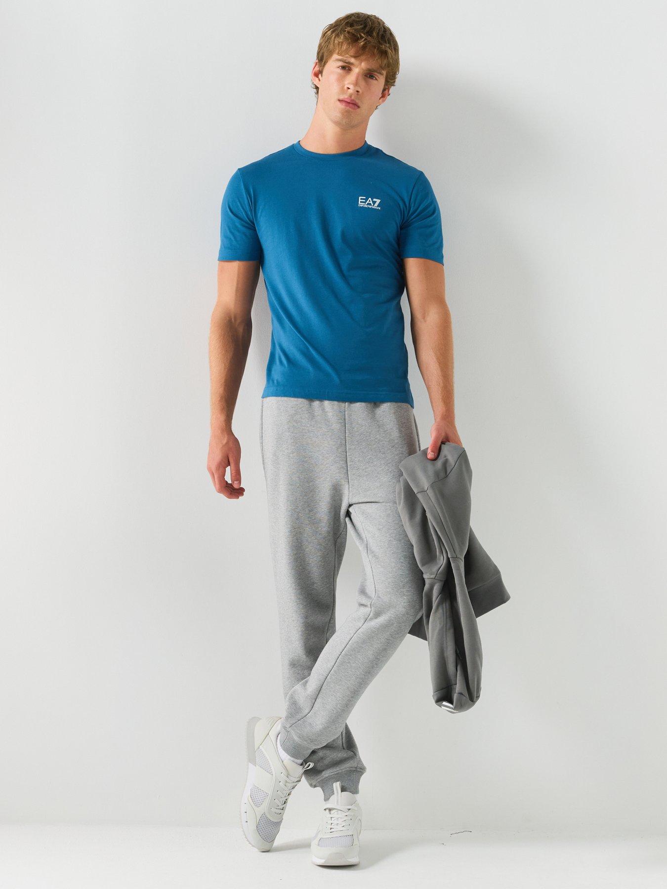 Image 3 of 6 of EA7 Emporio Armani Core Id Crew Neck T-Shirt - Dark Blue