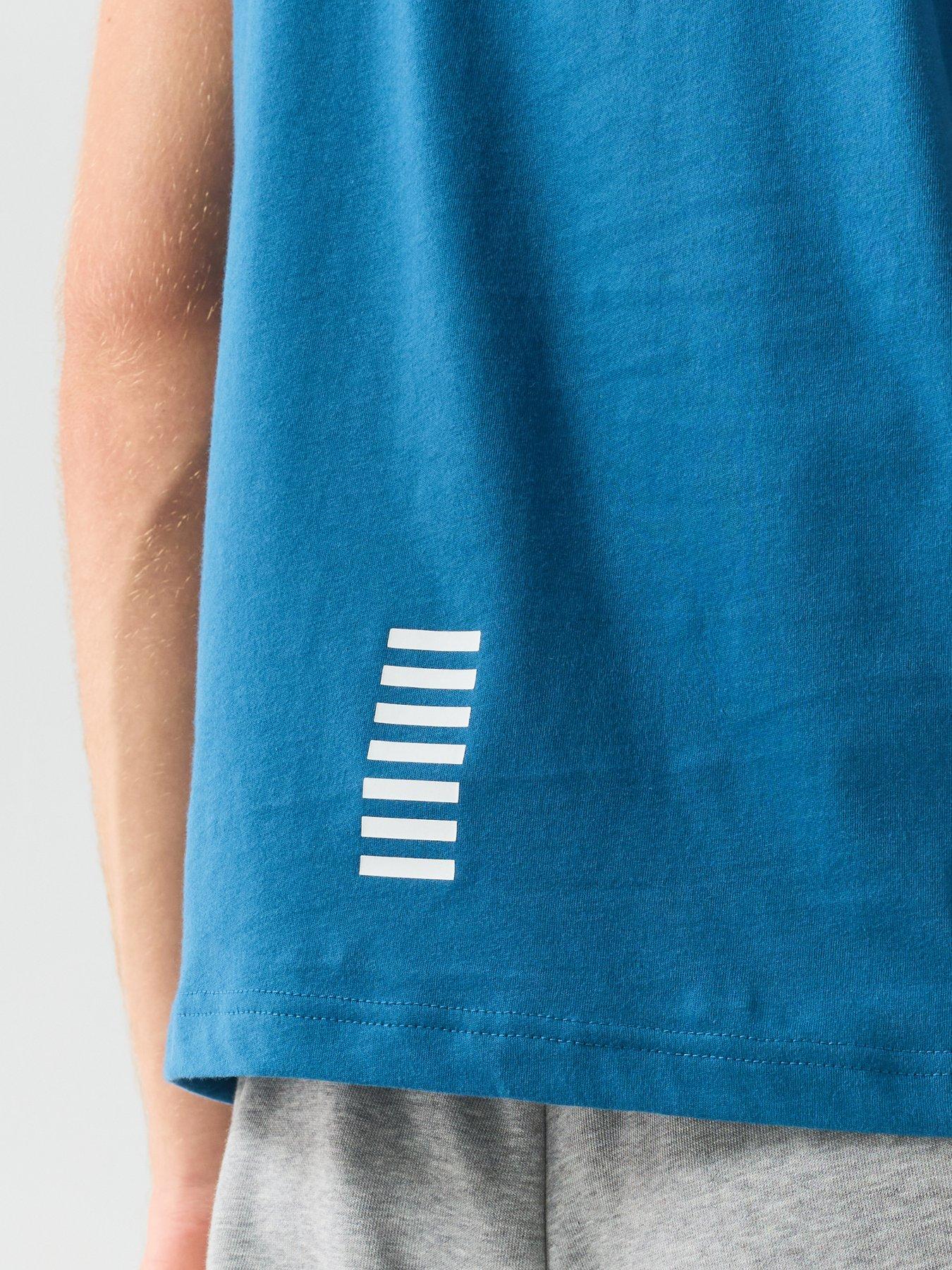 Image 6 of 6 of EA7 Emporio Armani Core Id Crew Neck T-Shirt - Dark Blue