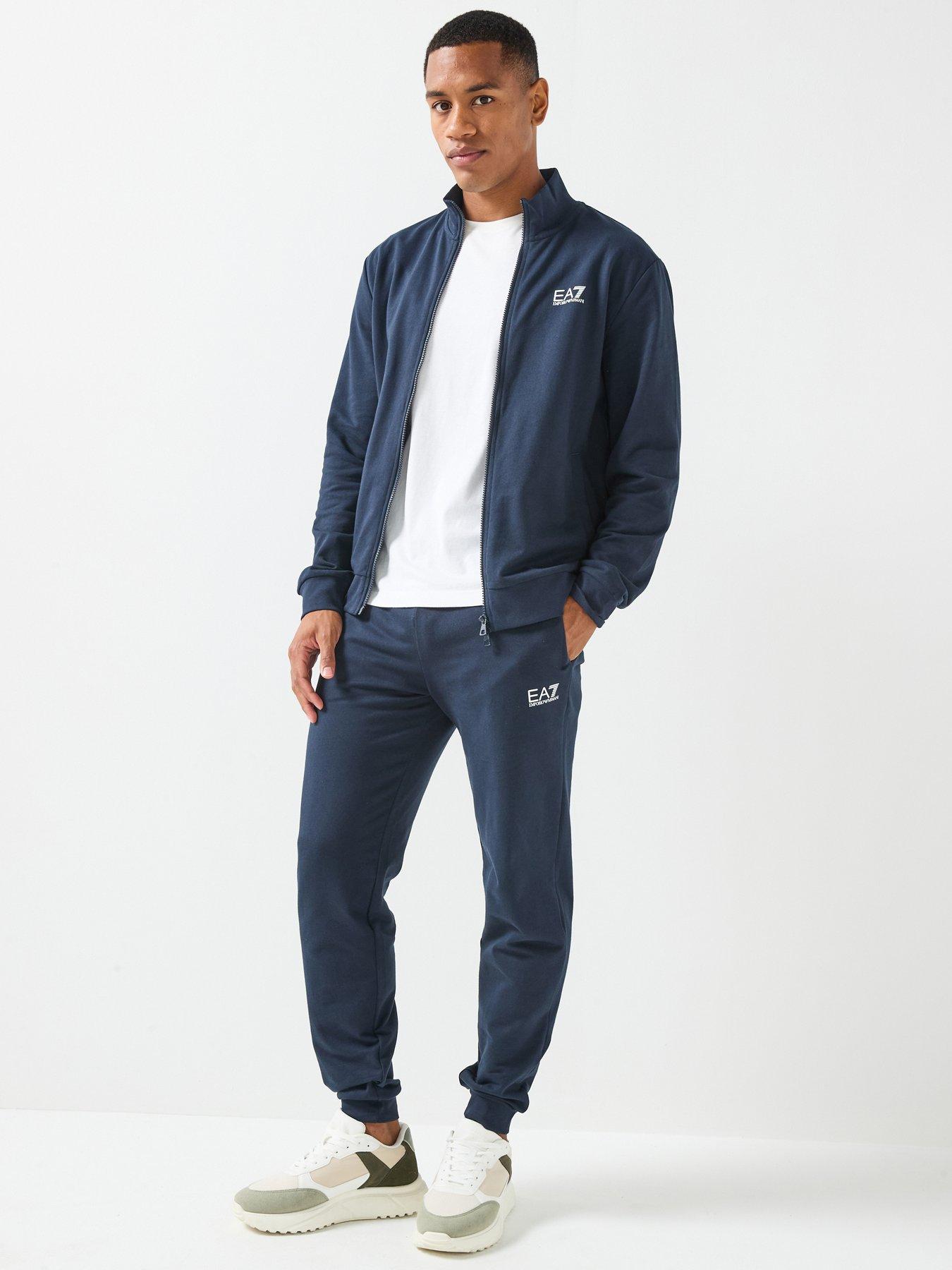 EA7 Emporio Armani Train Core ID Full Zip Tracksuit - Navy