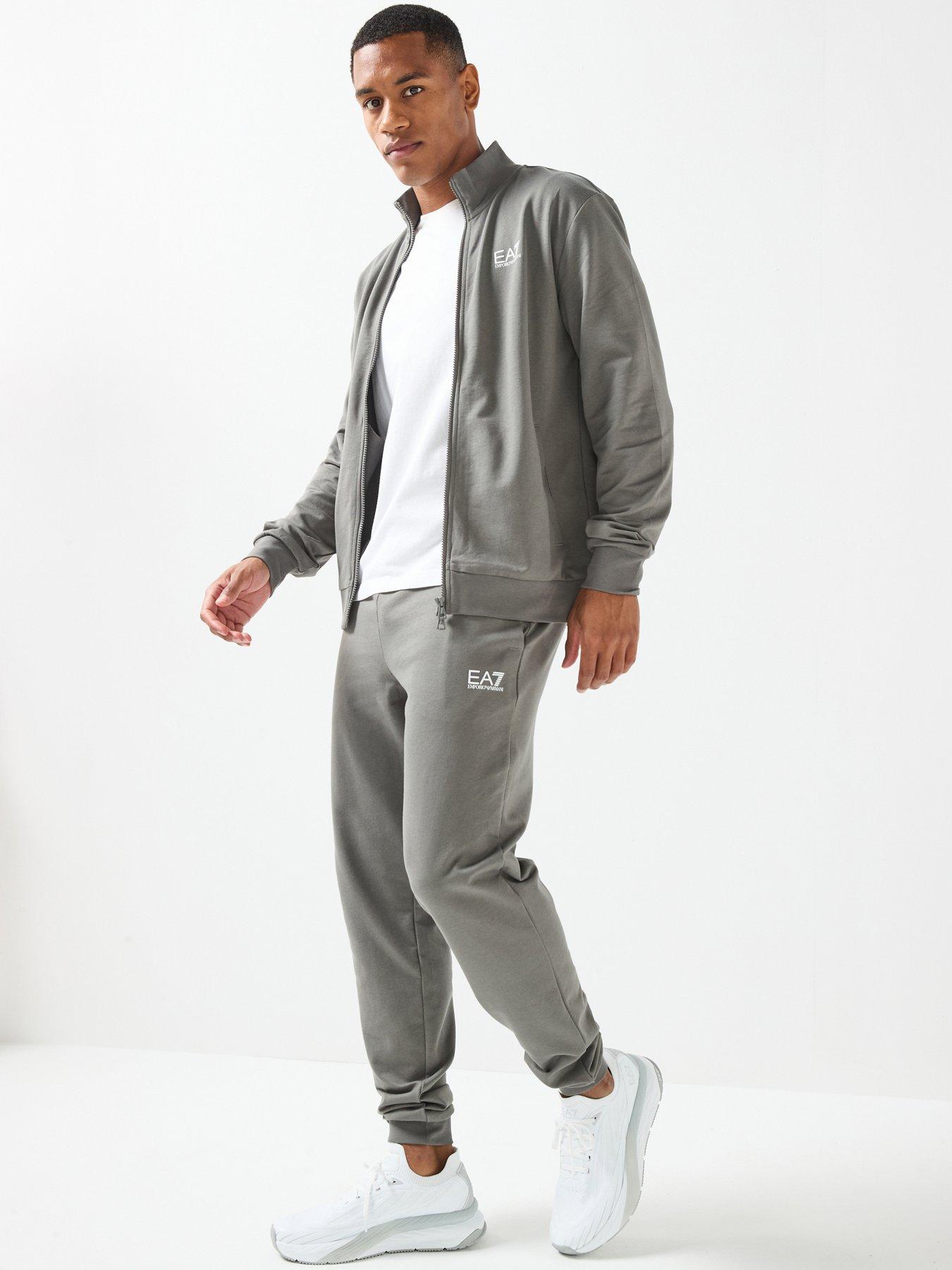 EA7 Emporio Armani Train Core Id Full Zip Tracksuit - Grey