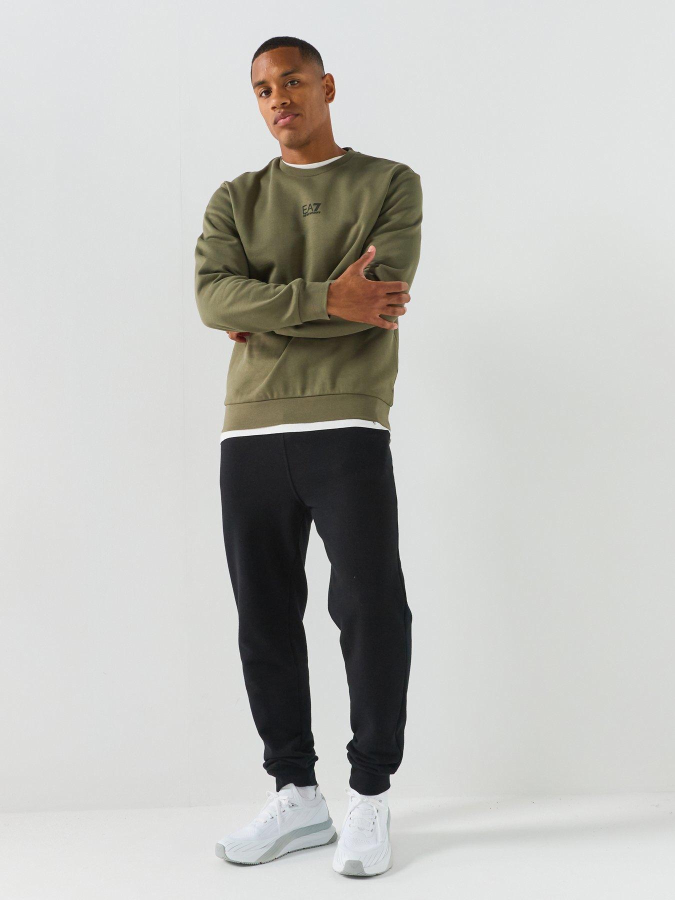 Image 3 of 4 of EA7 Emporio Armani Core Id Logo Crew Sweatshirt - Green