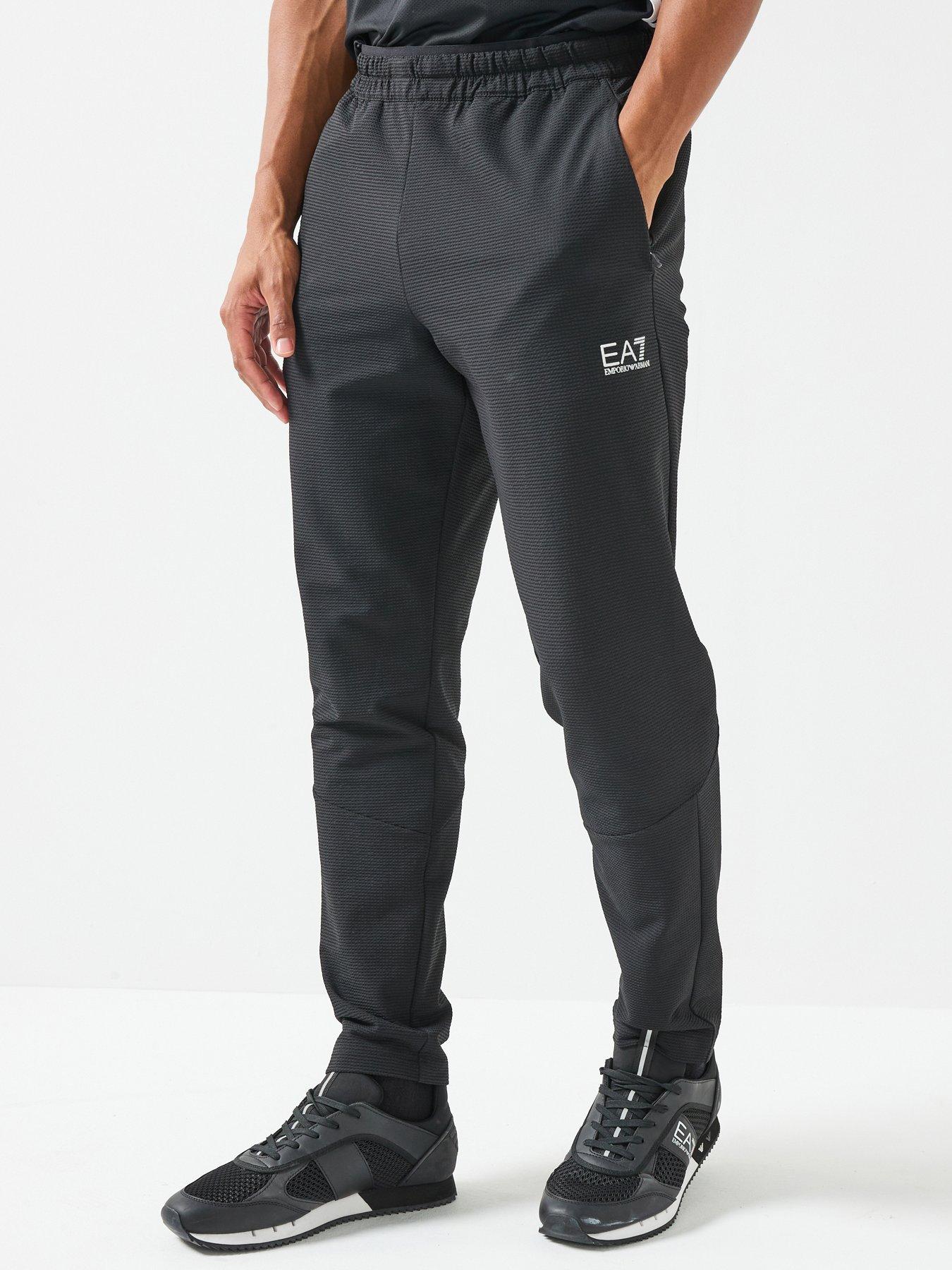 EA7 Emporio Armani Ventus7 Tech Tapered Joggers - Black