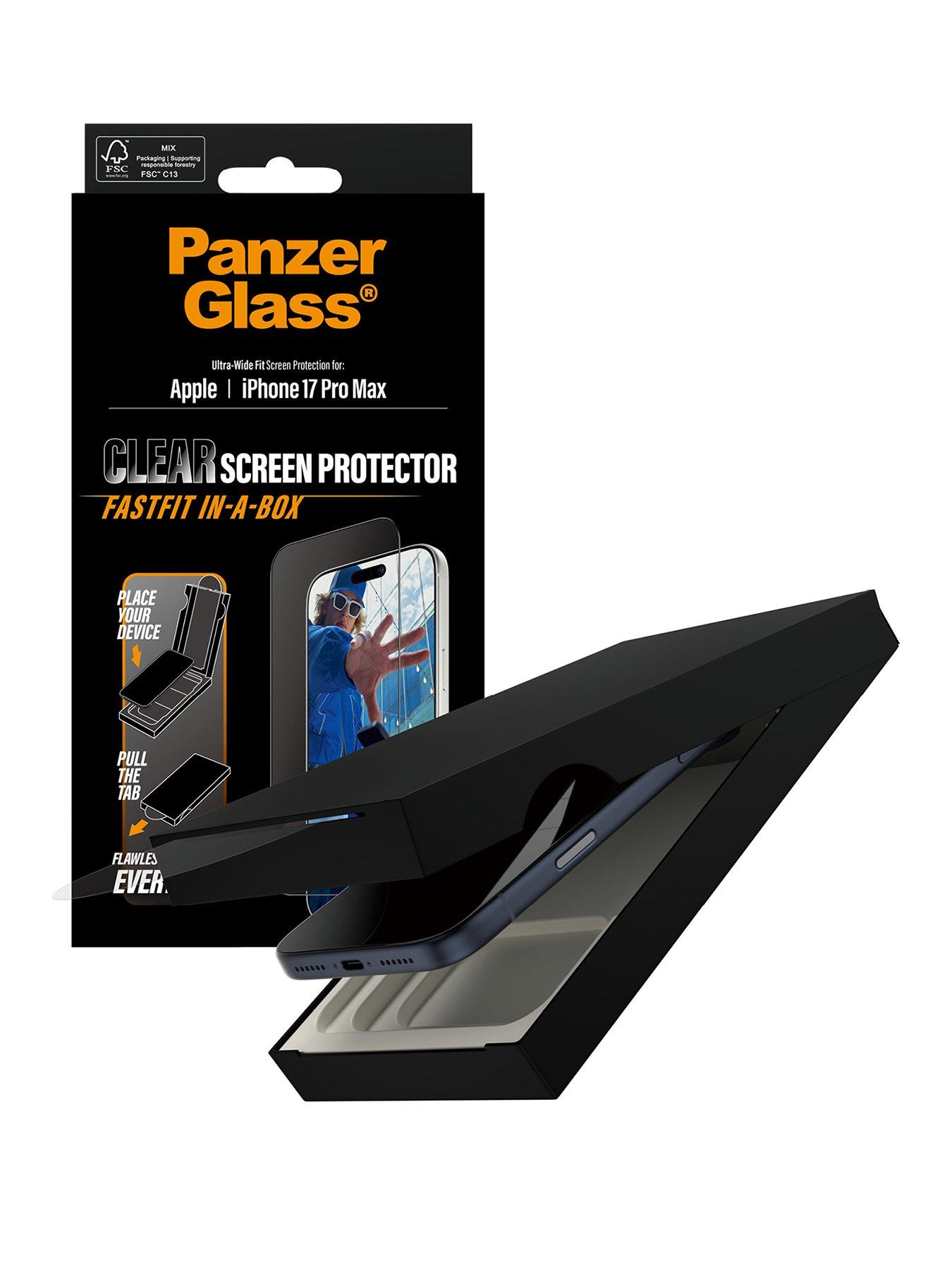 Panzerglass PanzerGlass® Screen Protector iPhone 17 Pro Max | Ultra-Wide Fit w. Fastfit in-a-box