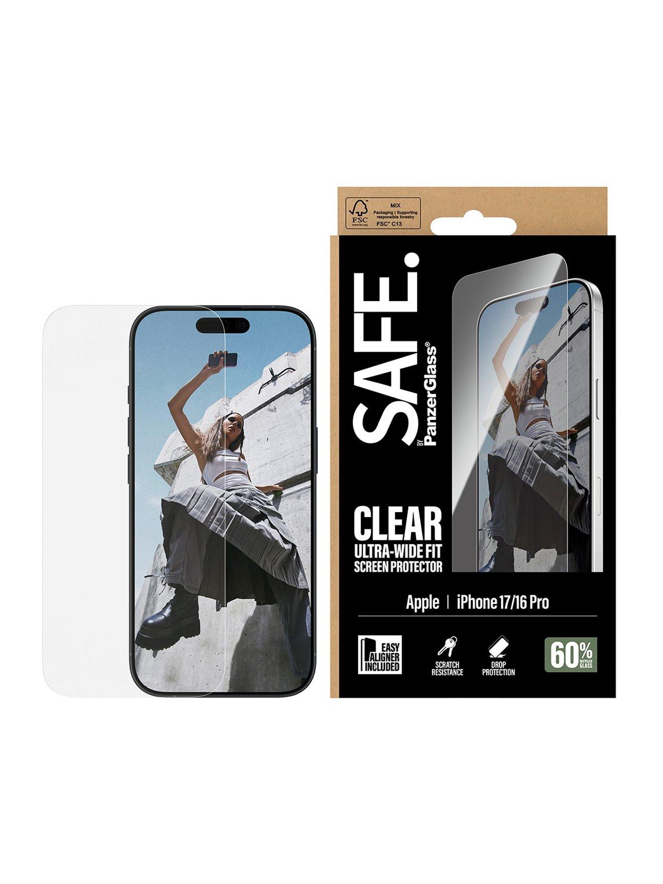 Image 2 of 4 of Panzerglass SAFE. by Screen Protector iPhone 17 , iPhone 16 Pro , Ultra-Wide Fit w. EasyAligner