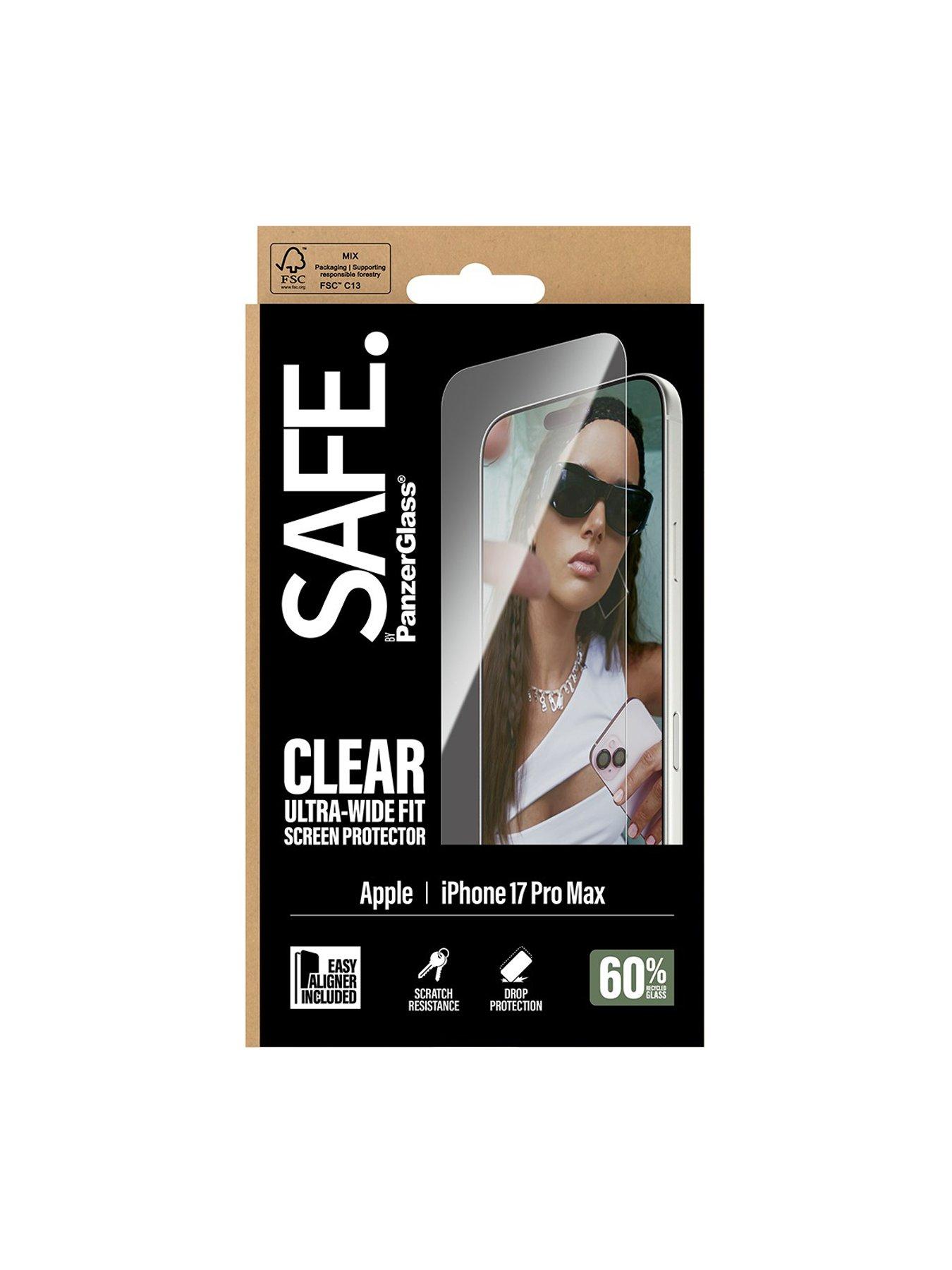 Image 3 of 5 of Panzerglass SAFE. by Screen Protector iPhone 17 Pro Max , Ultra-Wide Fit w. EasyAligner