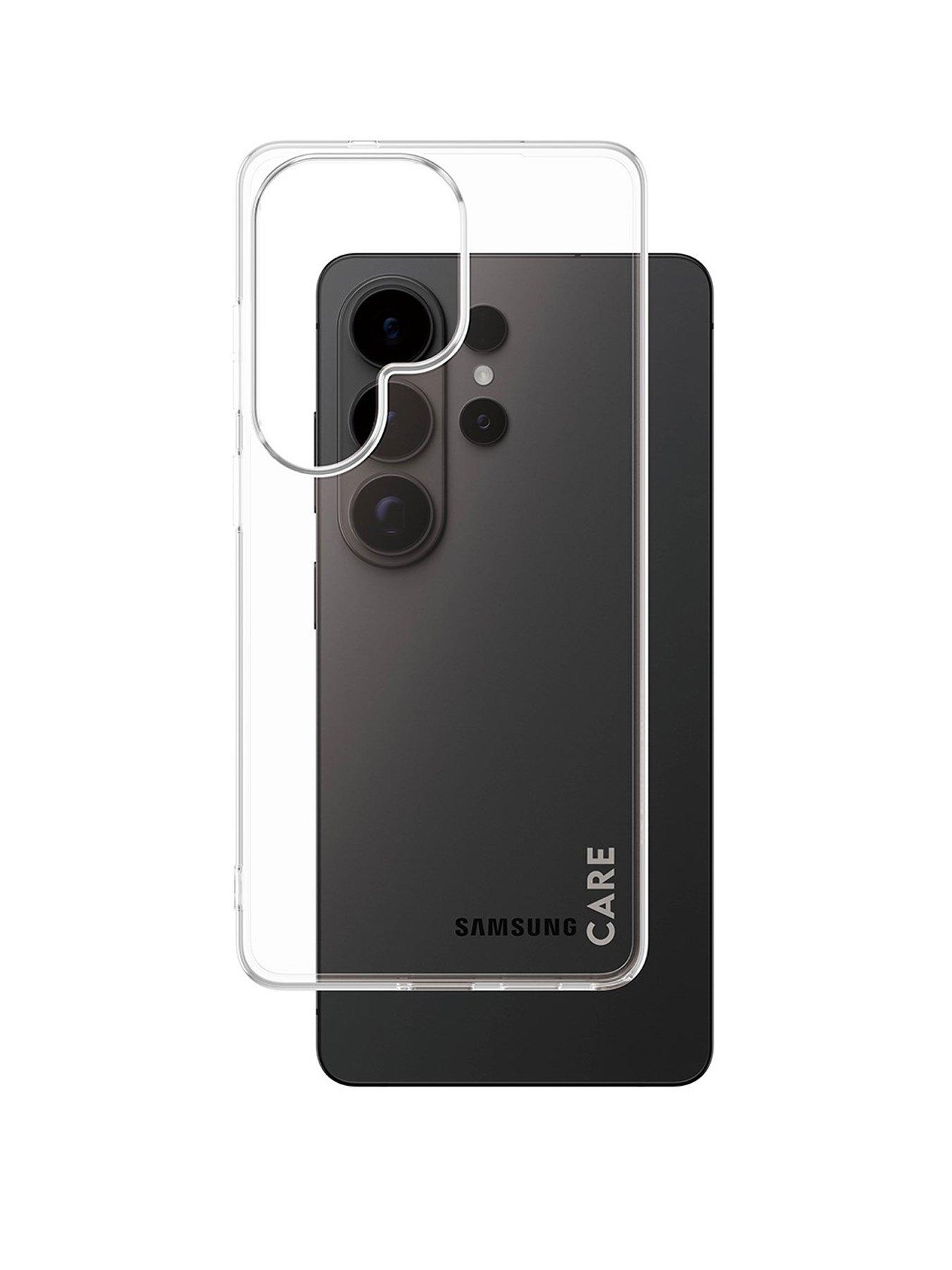 Panzerglass CARET by PanzerGlass® Samba Case Transparent w. White Qi Samsung New Galaxy S26